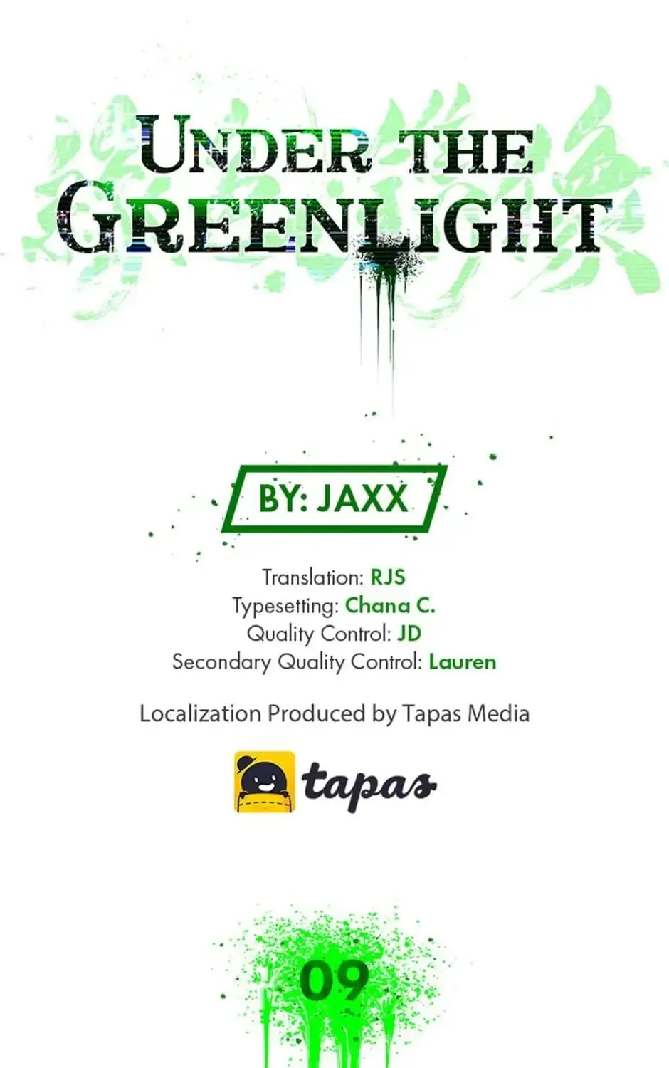 Under the Greenlight Chapter 9 page 1 - 