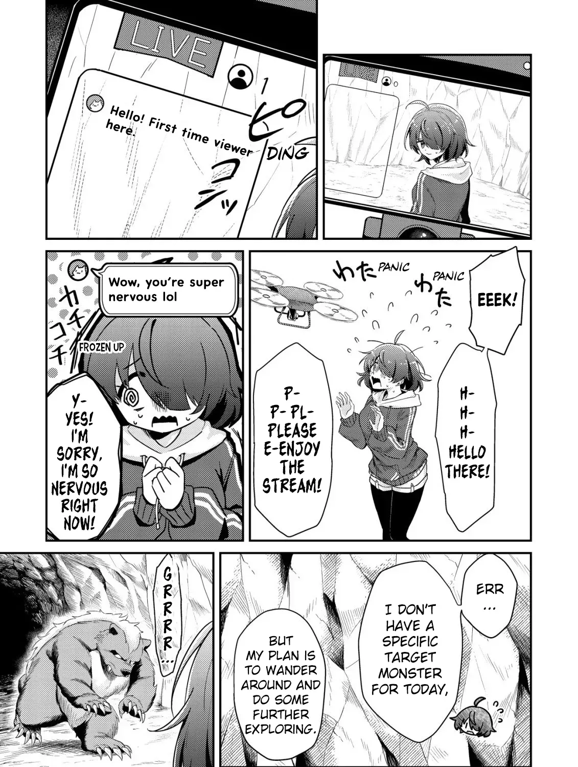 [Unfortunate News] An Otaku Girl With Zero Communication Skill One-Punches a Dragon, Saves a Famous Streamer, and Goes Viral Against Her Will Chapter 1 page 25 - 