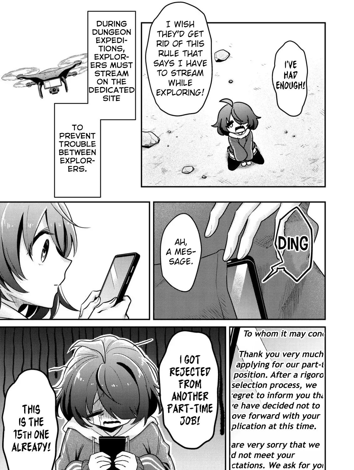 [Unfortunate News] An Otaku Girl With Zero Communication Skill One-Punches a Dragon, Saves a Famous Streamer, and Goes Viral Against Her Will Chapter 1 page 31 - 