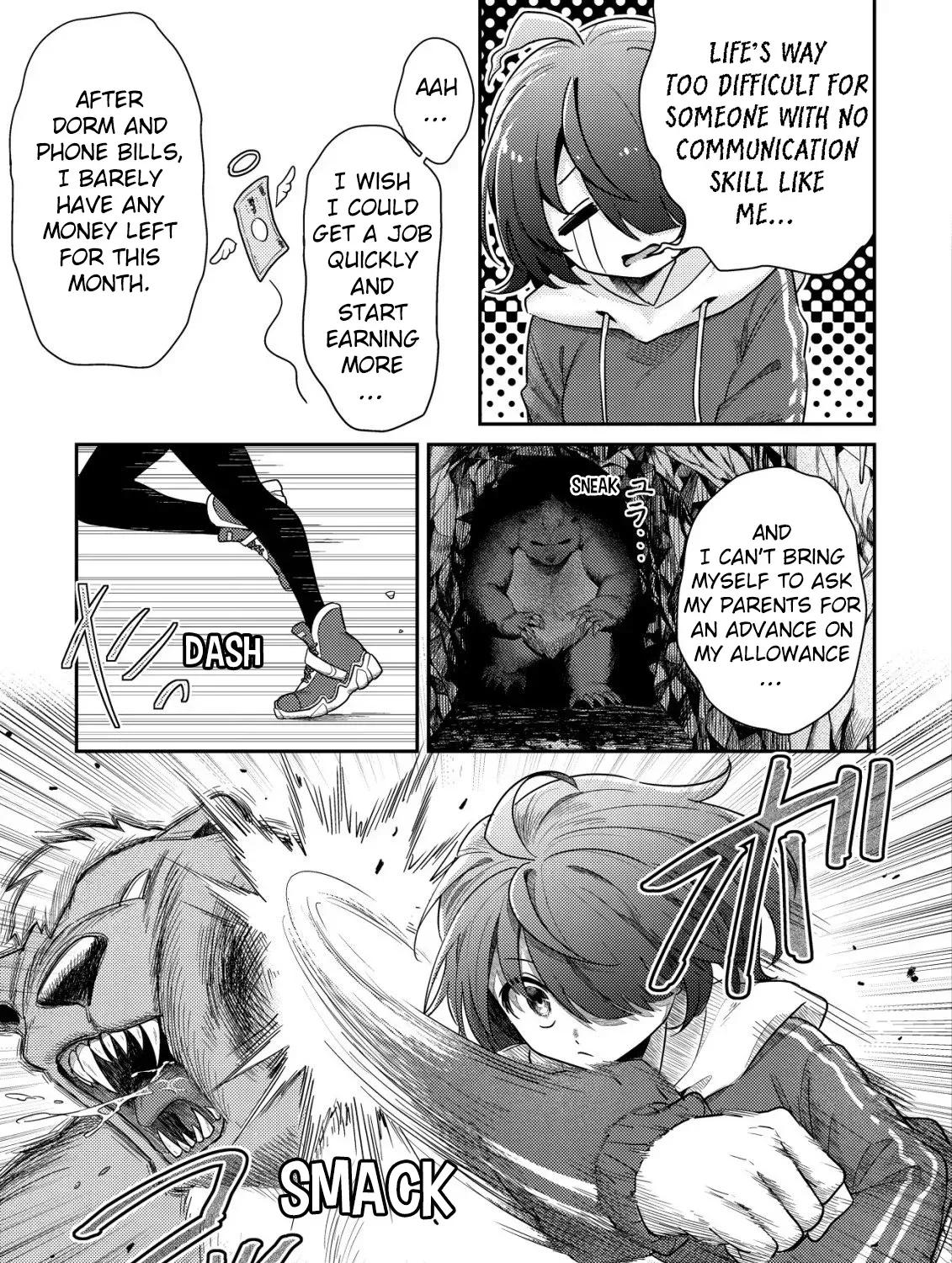 [Unfortunate News] An Otaku Girl With Zero Communication Skill One-Punches a Dragon, Saves a Famous Streamer, and Goes Viral Against Her Will Chapter 1 page 35 - 