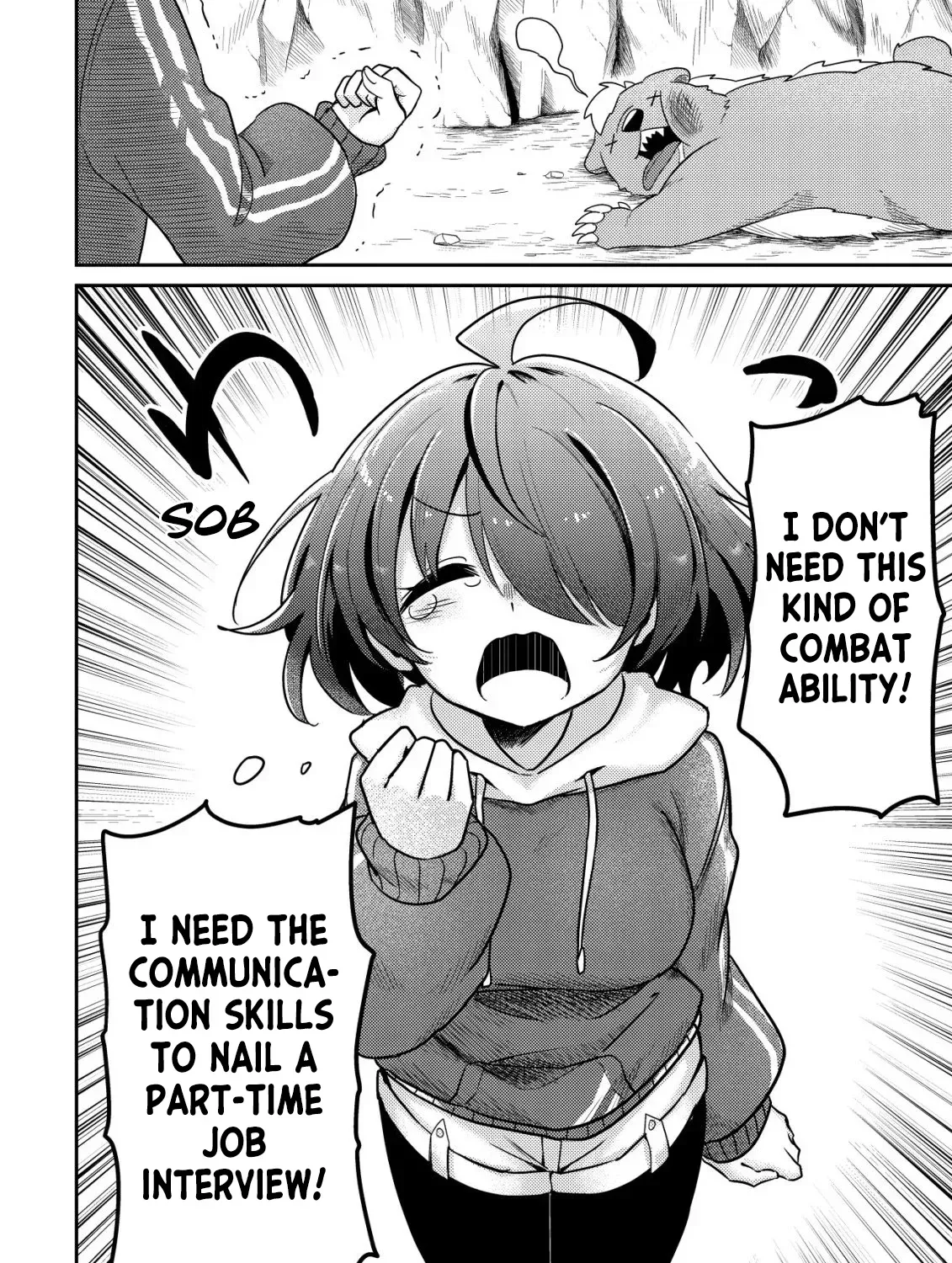 [Unfortunate News] An Otaku Girl With Zero Communication Skill One-Punches a Dragon, Saves a Famous Streamer, and Goes Viral Against Her Will Chapter 1 page 37 - 