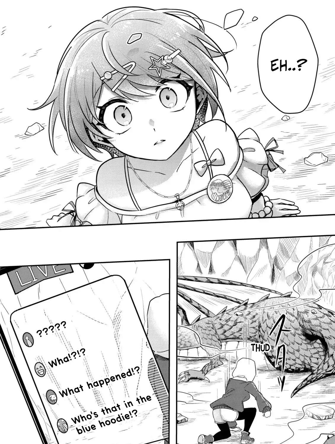 [Unfortunate News] An Otaku Girl With Zero Communication Skill One-Punches a Dragon, Saves a Famous Streamer, and Goes Viral Against Her Will Chapter 1 page 61 - 