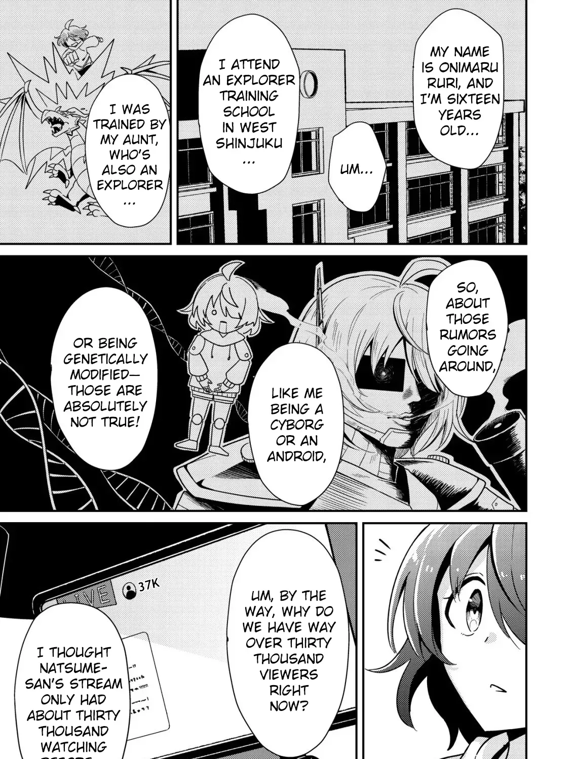 [Unfortunate News] An Otaku Girl With Zero Communication Skill One-Punches a Dragon, Saves a Famous Streamer, and Goes Viral Against Her Will Chapter 2 page 31 - 
