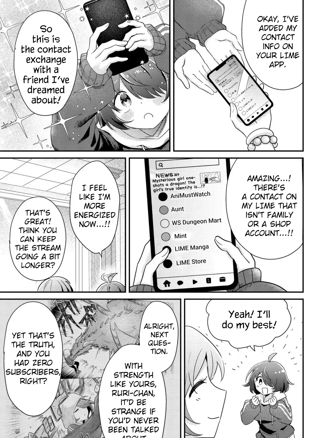 [Unfortunate News] An Otaku Girl With Zero Communication Skill One-Punches a Dragon, Saves a Famous Streamer, and Goes Viral Against Her Will Chapter 2 page 51 - 