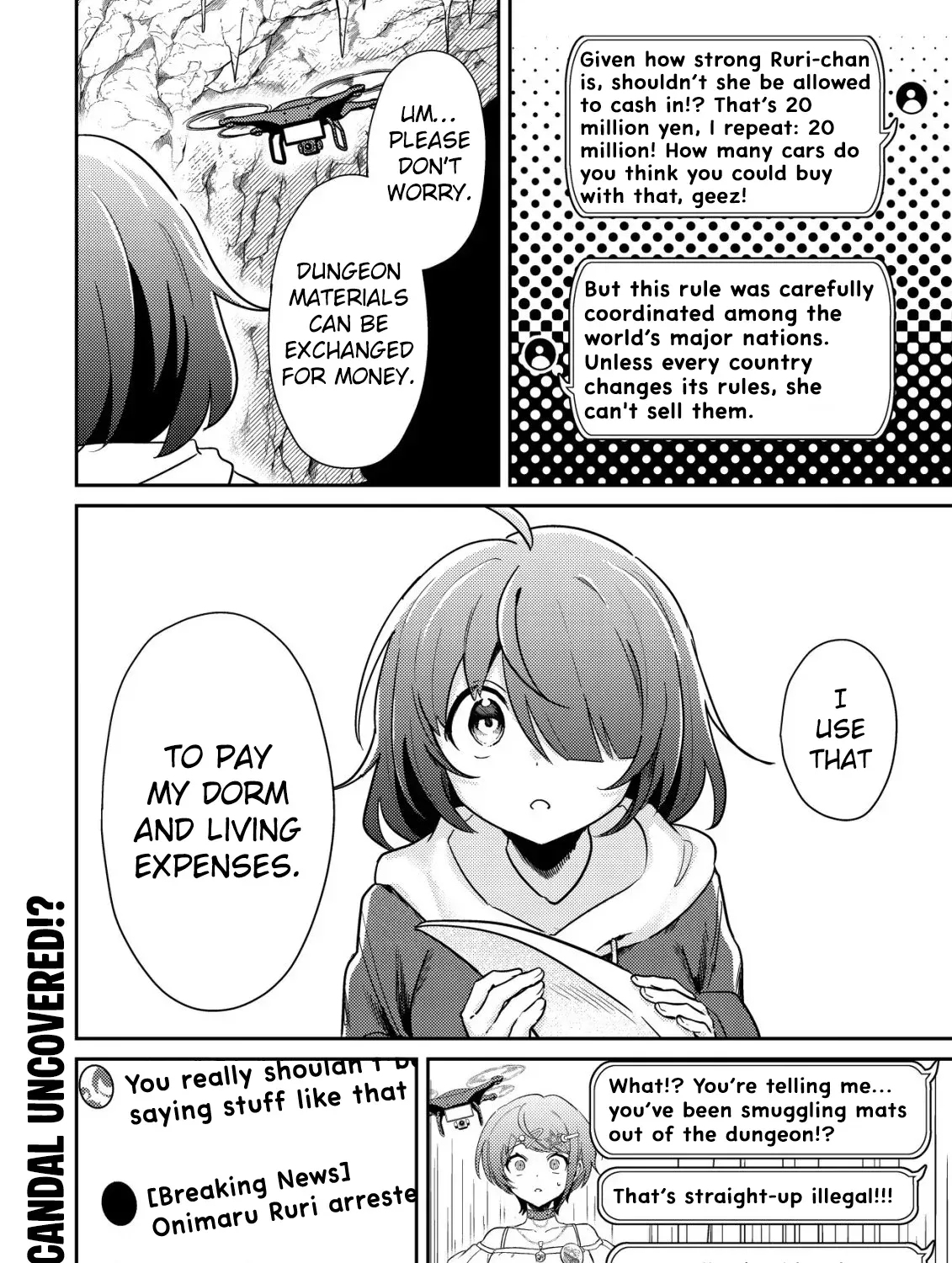 [Unfortunate News] An Otaku Girl With Zero Communication Skill One-Punches a Dragon, Saves a Famous Streamer, and Goes Viral Against Her Will Chapter 5 page 49 - 