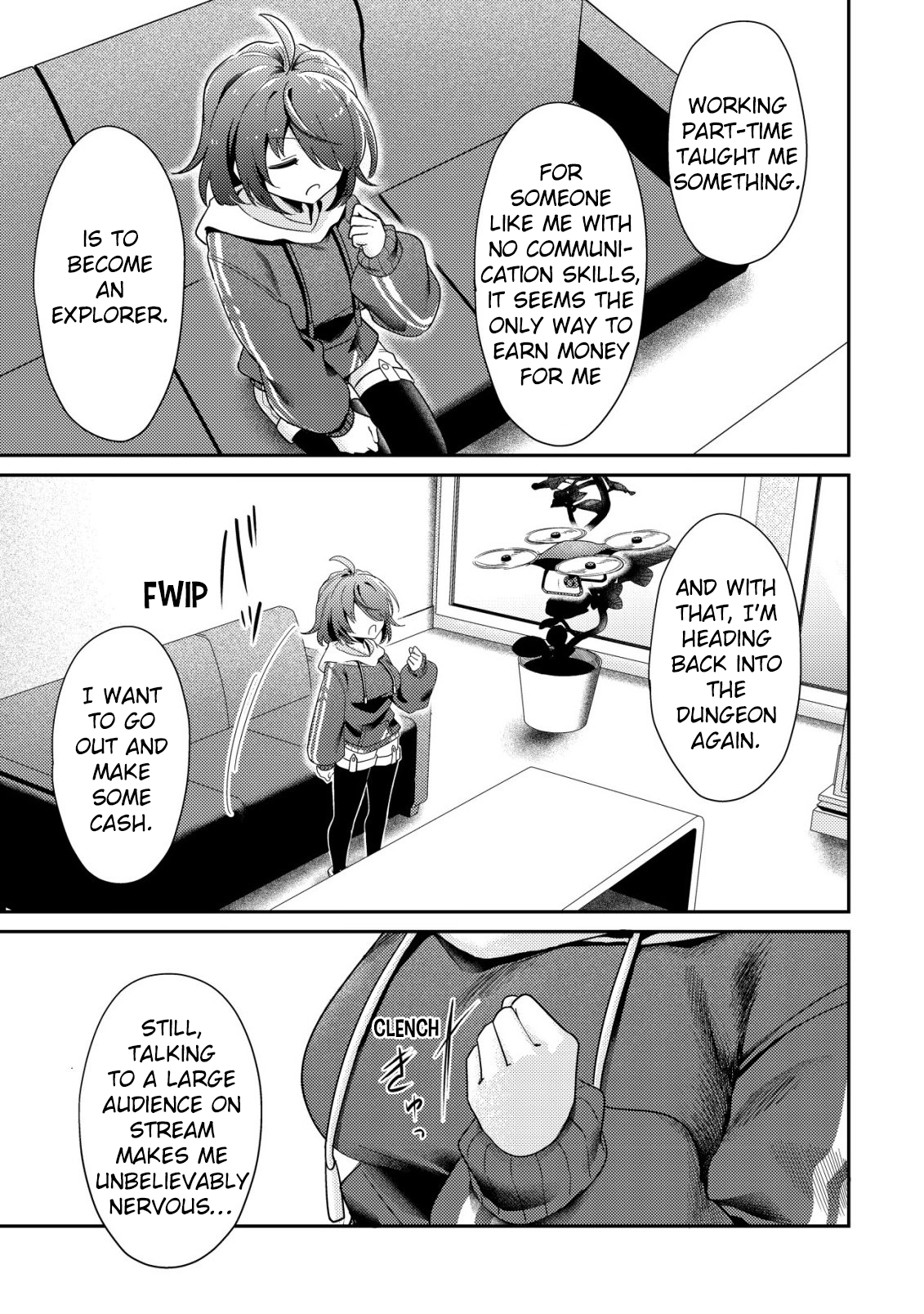 [Unfortunate News] An Otaku Girl With Zero Communication Skill One-Punches a Dragon, Saves a Famous Streamer, and Goes Viral Against Her Will Chapter 7 page 12 - 