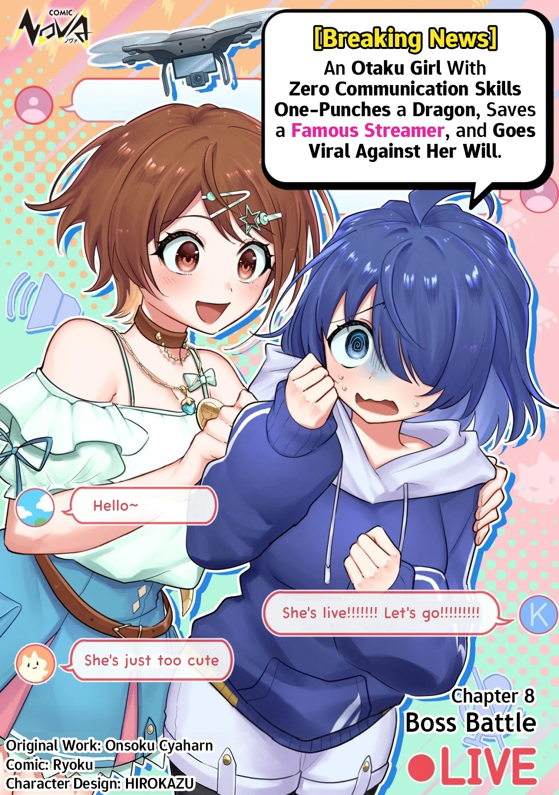 [Unfortunate News] An Otaku Girl With Zero Communication Skill One-Punches a Dragon, Saves a Famous Streamer, and Goes Viral Against Her Will Chapter 8 page 1 - 