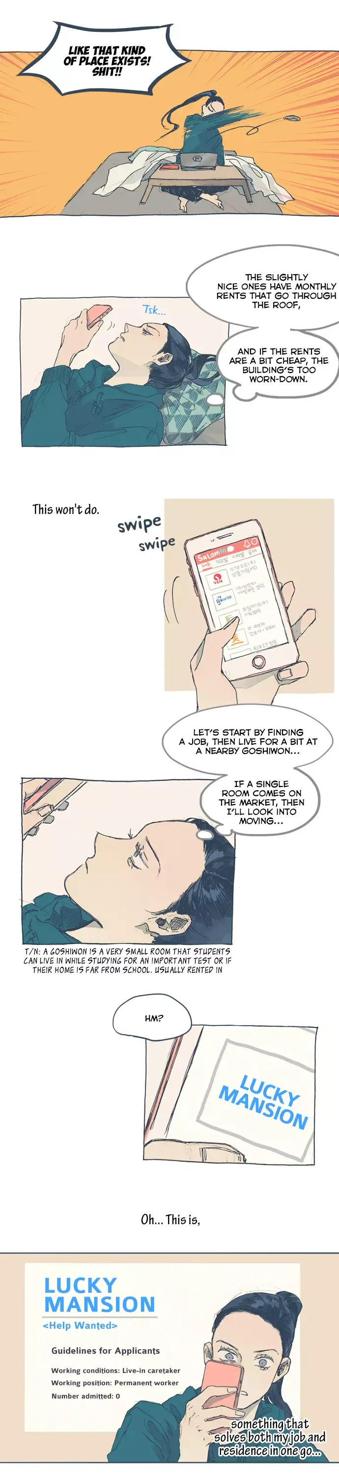 Unlucky Mansion Chapter 1 page 8 - 