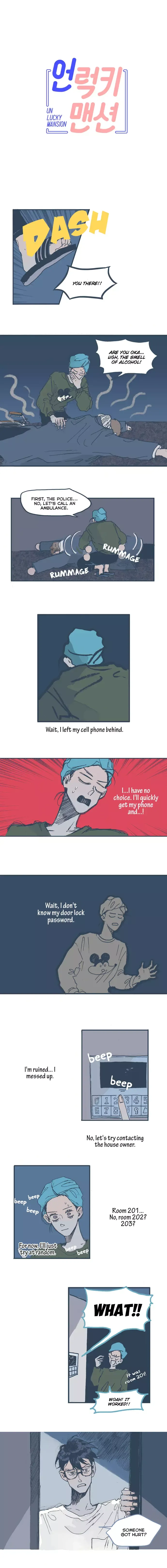 Unlucky Mansion Chapter 5 page 2 - 