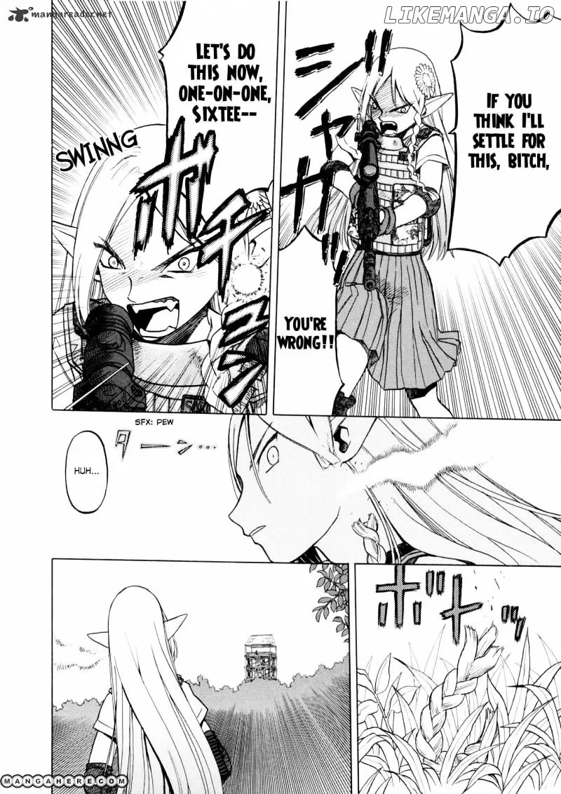Upotte!!  Manga Chapter 18 page 8 - 