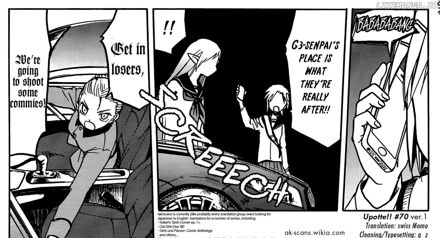 Upotte!!  Manga Chapter 70 page 17 - 