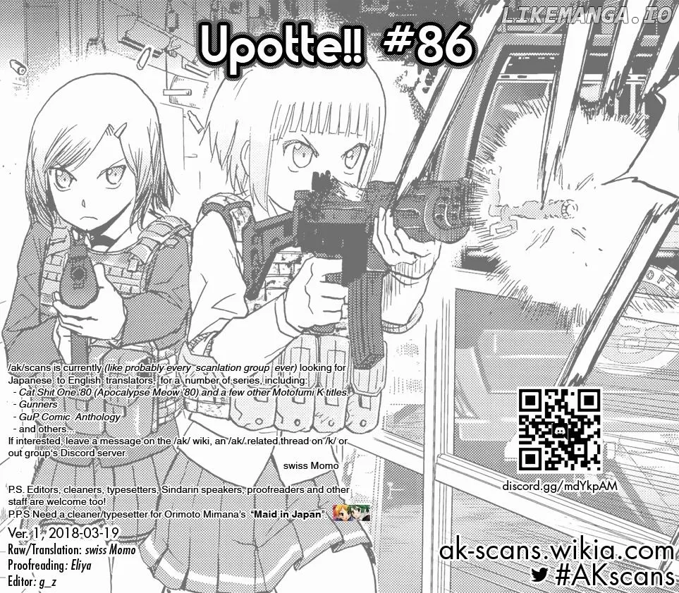 Upotte!!  Manga Chapter 86 page 21 - 
