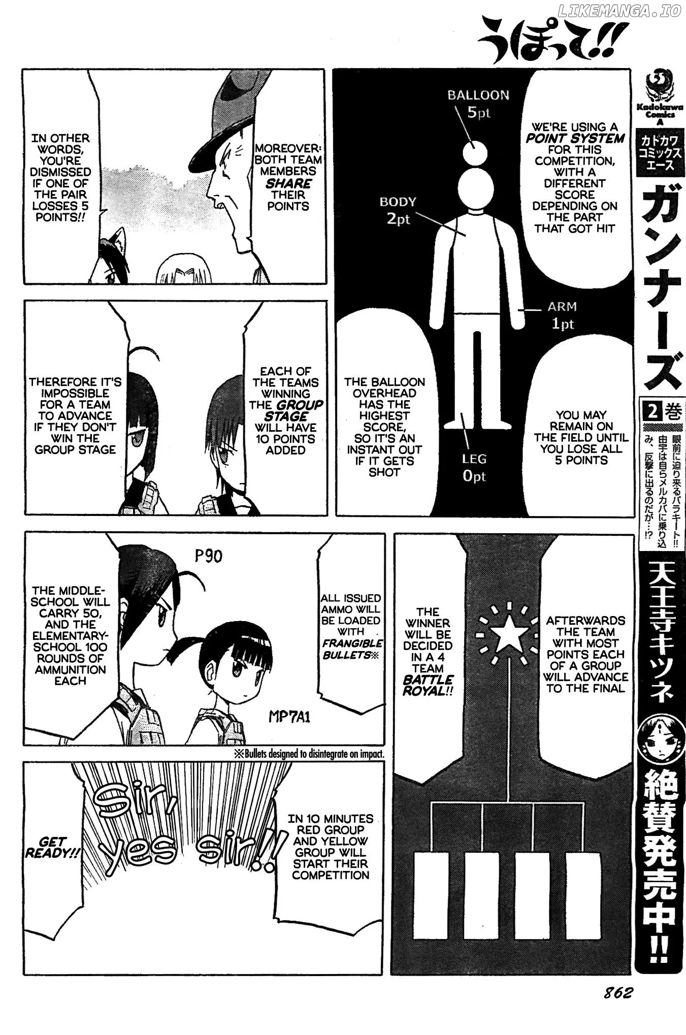Upotte!!  Manga Chapter 91 page 12 - 