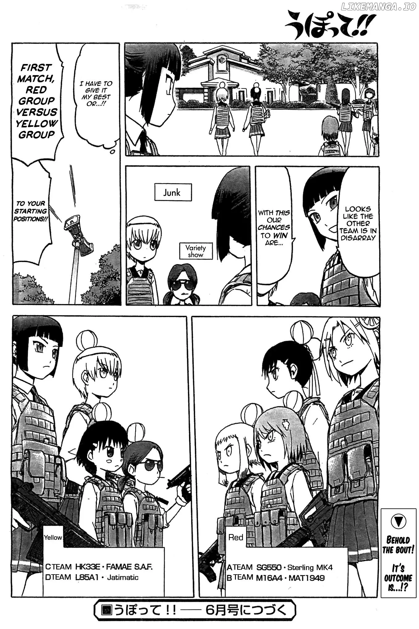 Upotte!!  Manga Chapter 91 page 16 - 