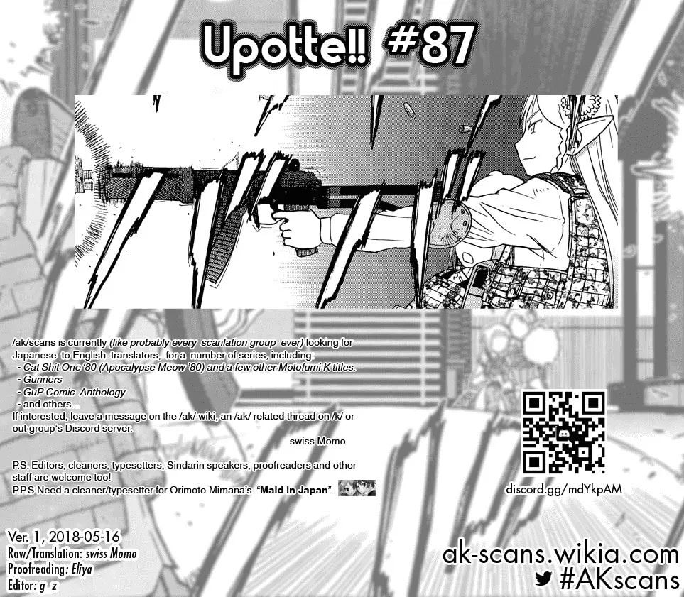 Upotte!! Chapter 87 page 33 - 