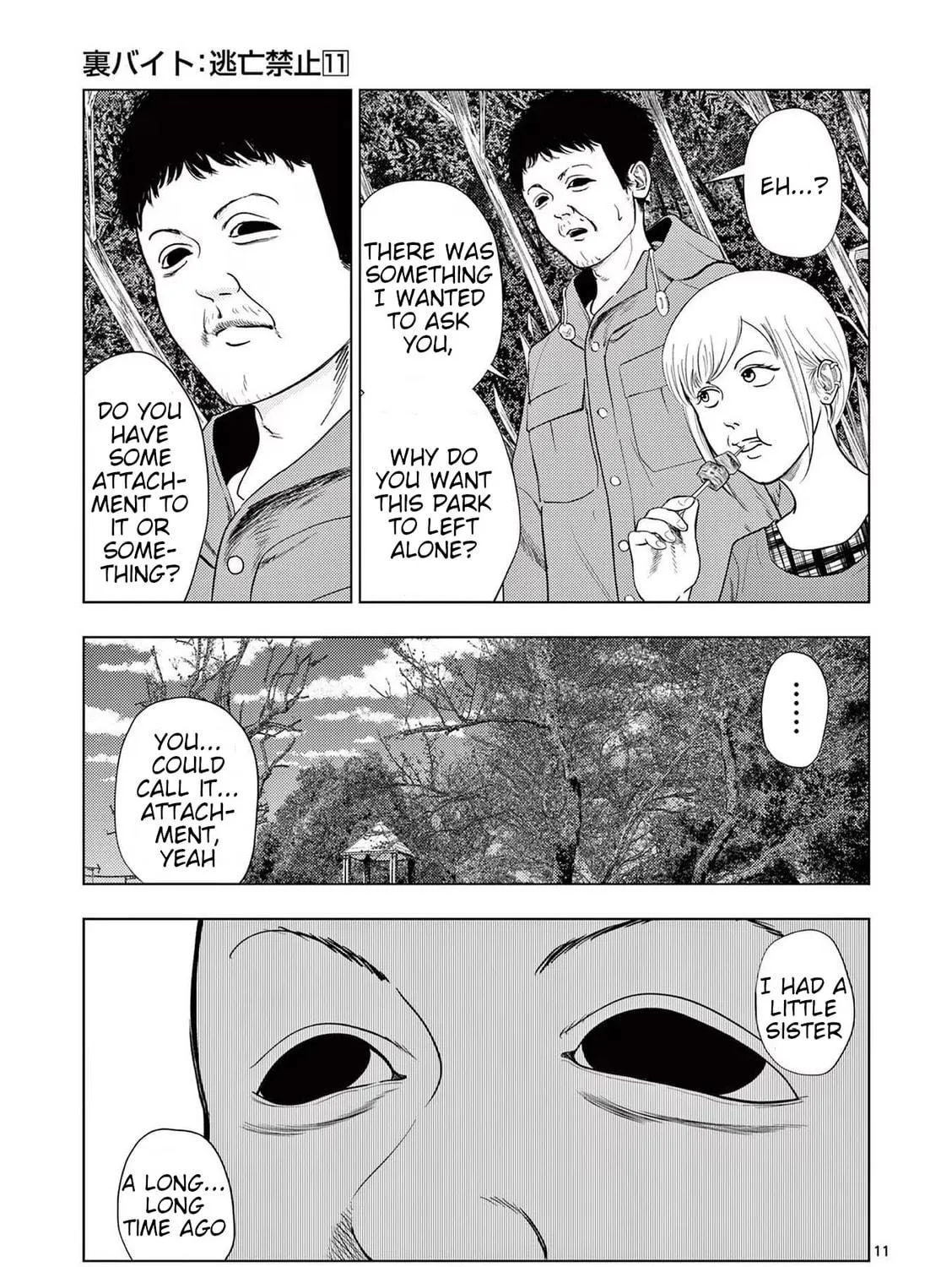 Ura Baito: Toubou Kinshi Chapter 120 page 23 - 