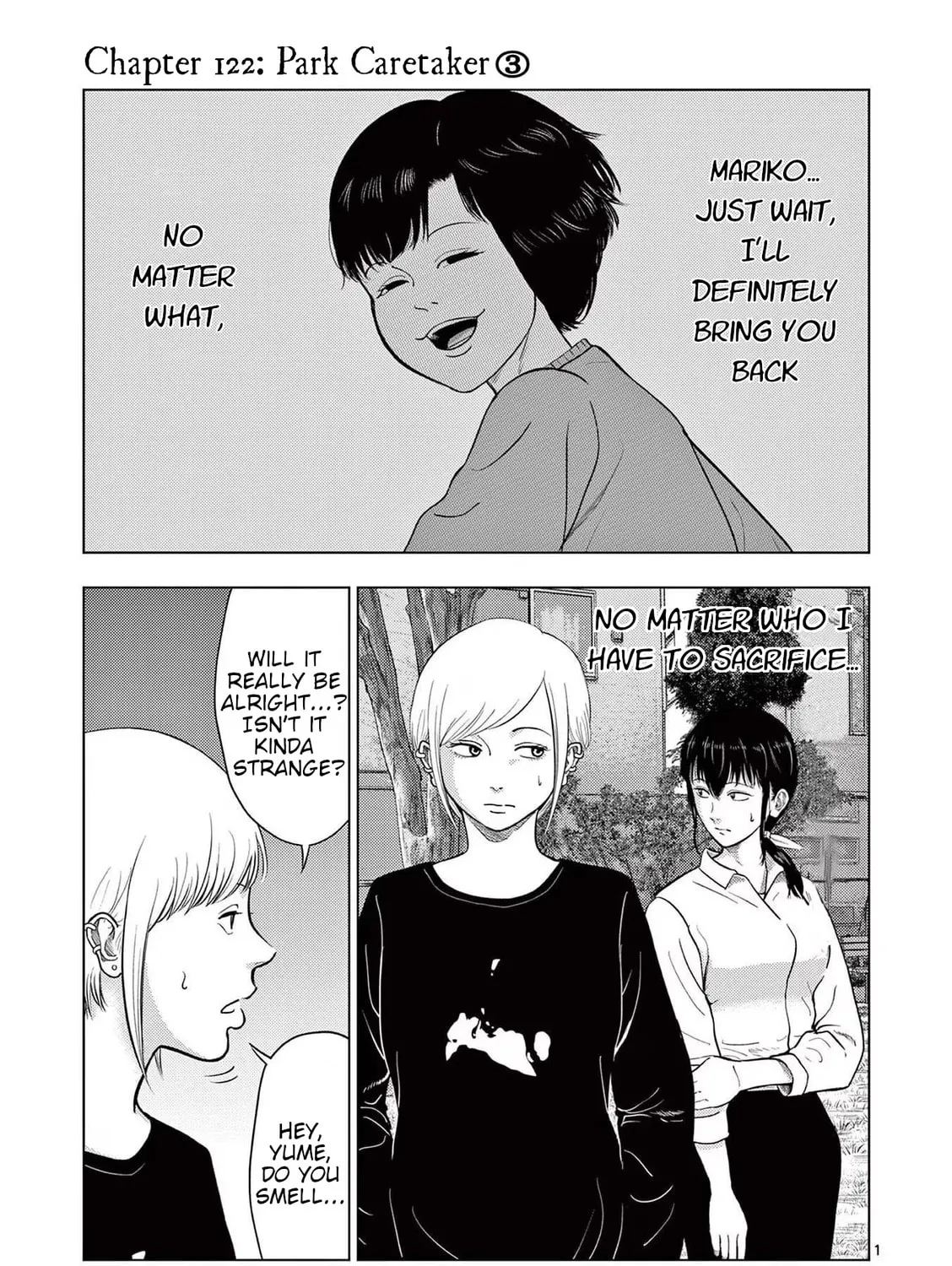 Ura Baito: Toubou Kinshi Chapter 122 page 1 - 