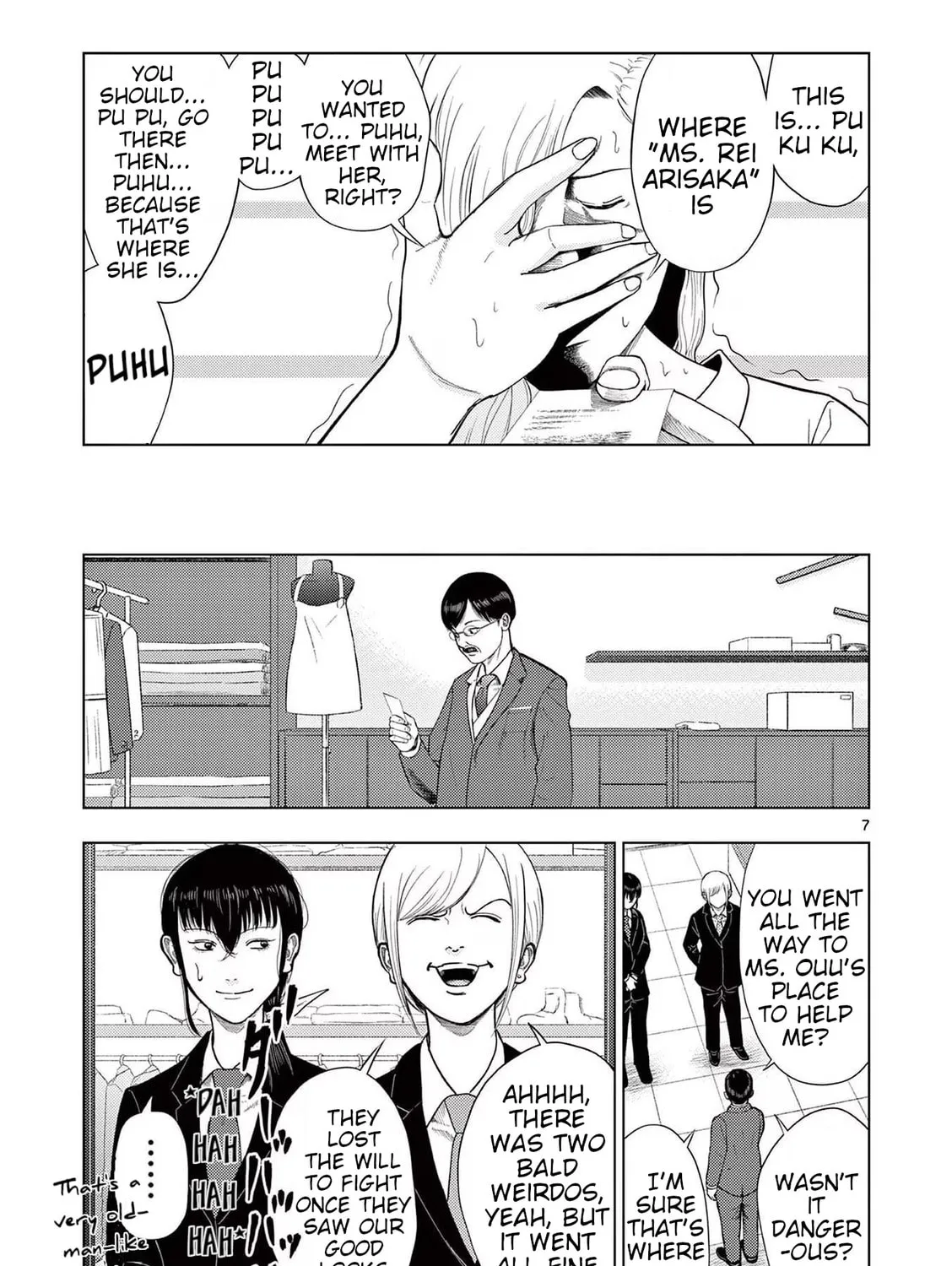 Ura Baito: Toubou Kinshi Chapter 128 page 13 - 