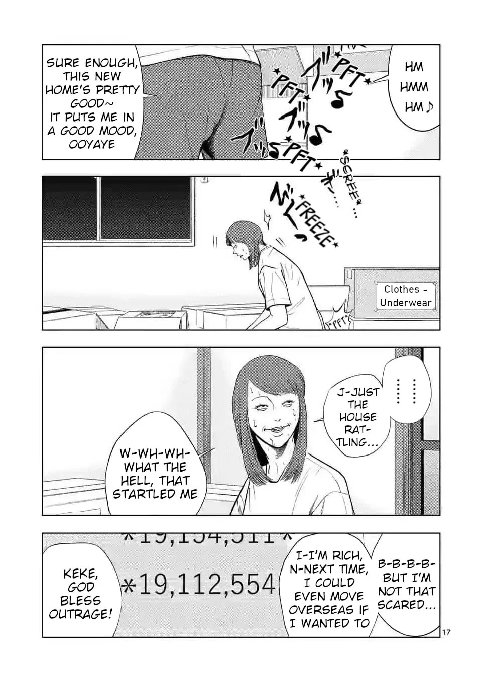 Ura Baito: Toubou Kinshi Chapter 134 page 17 - 