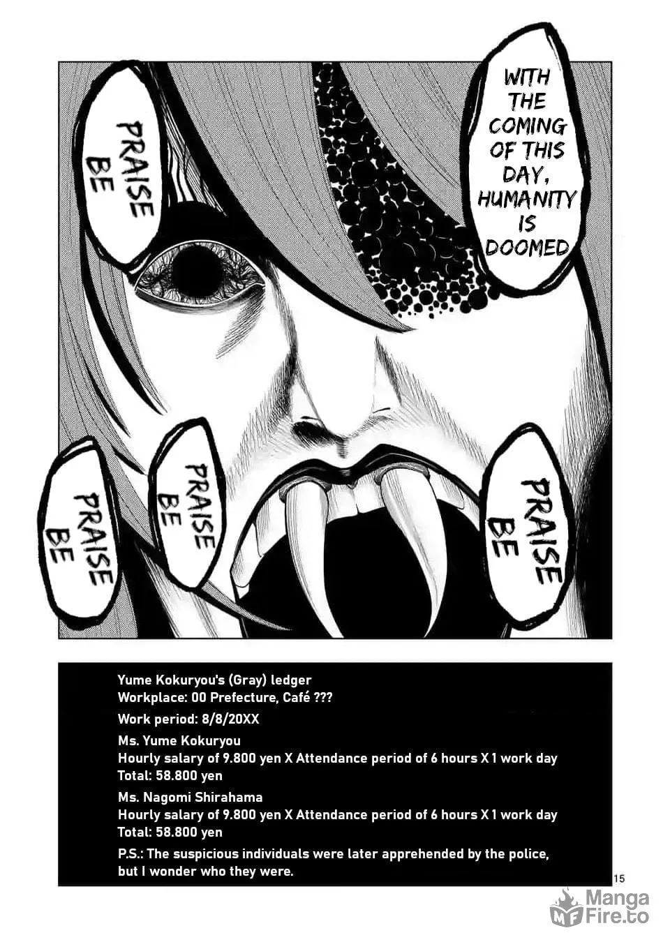 Ura Baito: Toubou Kinshi Chapter 135 page 15 - 