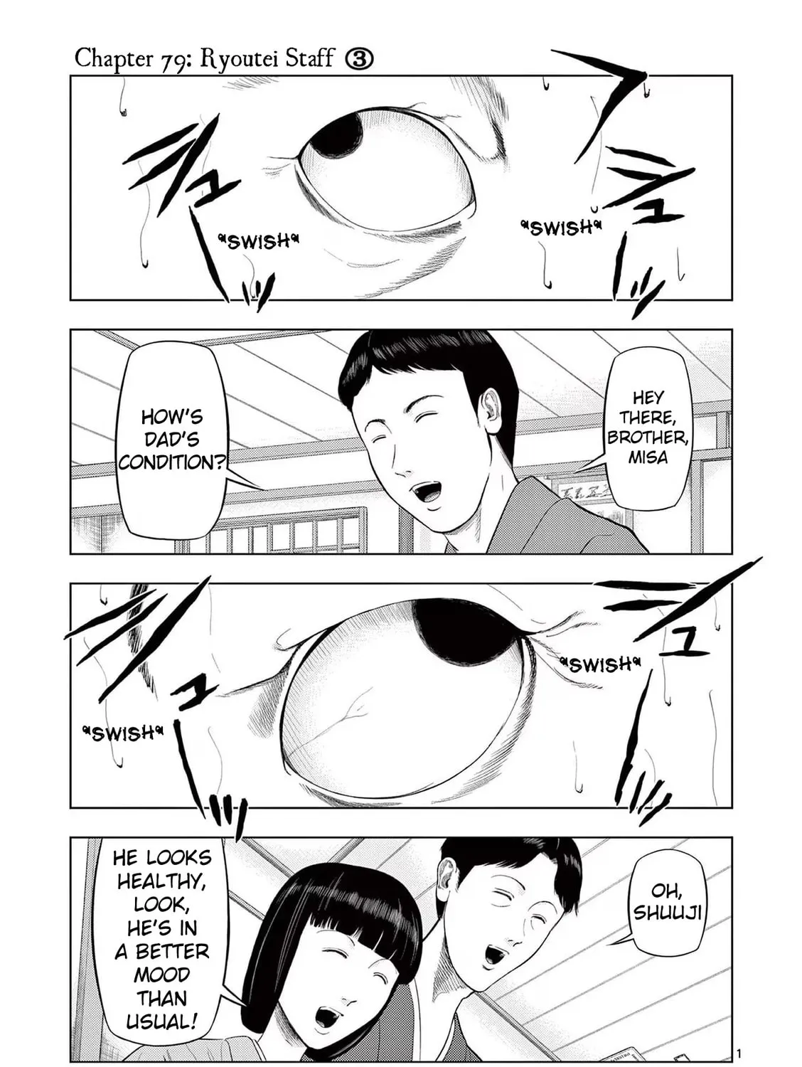 Ura Baito: Toubou Kinshi Chapter 79 page 1 - 