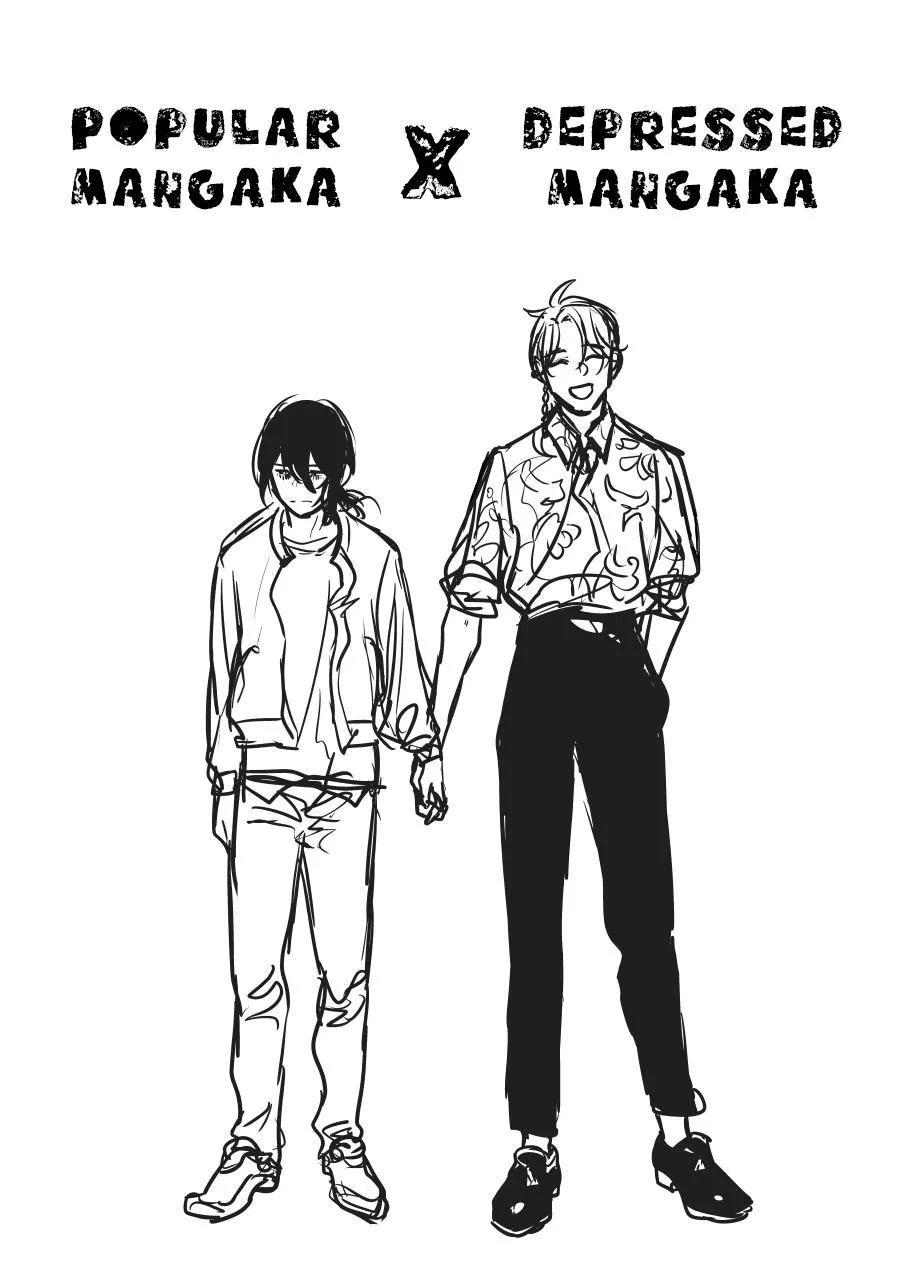 Urekko Mangaka X Utsubyou Mangaka Chapter 1 page 1 - 