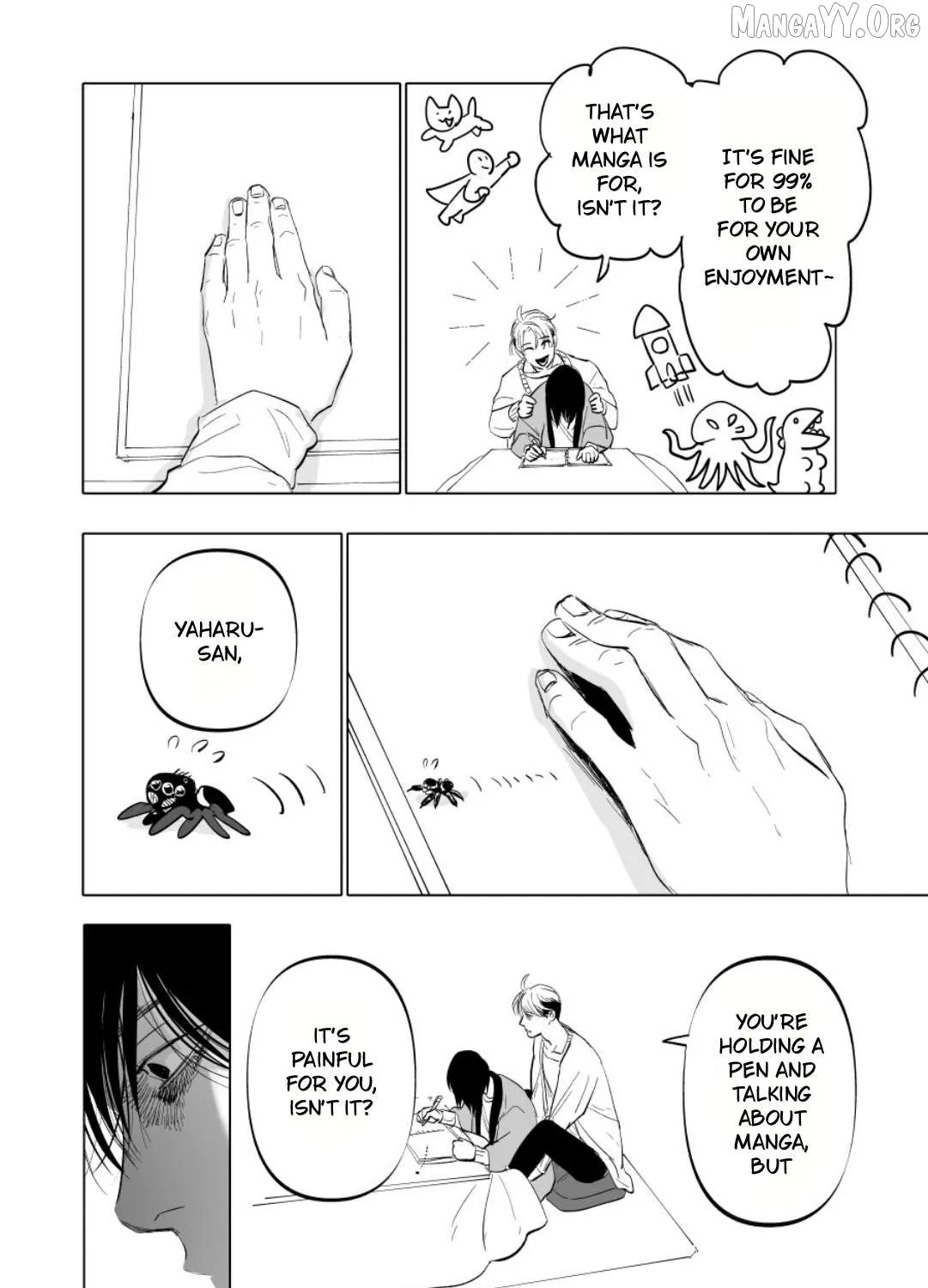 Urekko Mangaka X Utsubyou Mangaka Chapter 11 page 47 - 