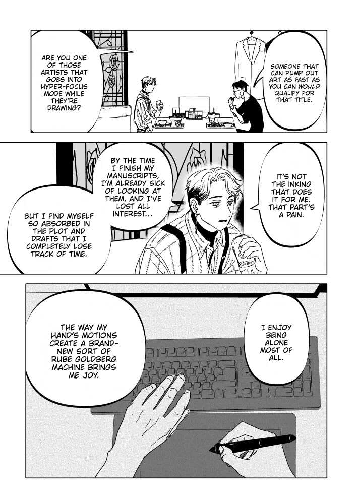 Urekko Mangaka X Utsubyou Mangaka Chapter 20 page 3 - 