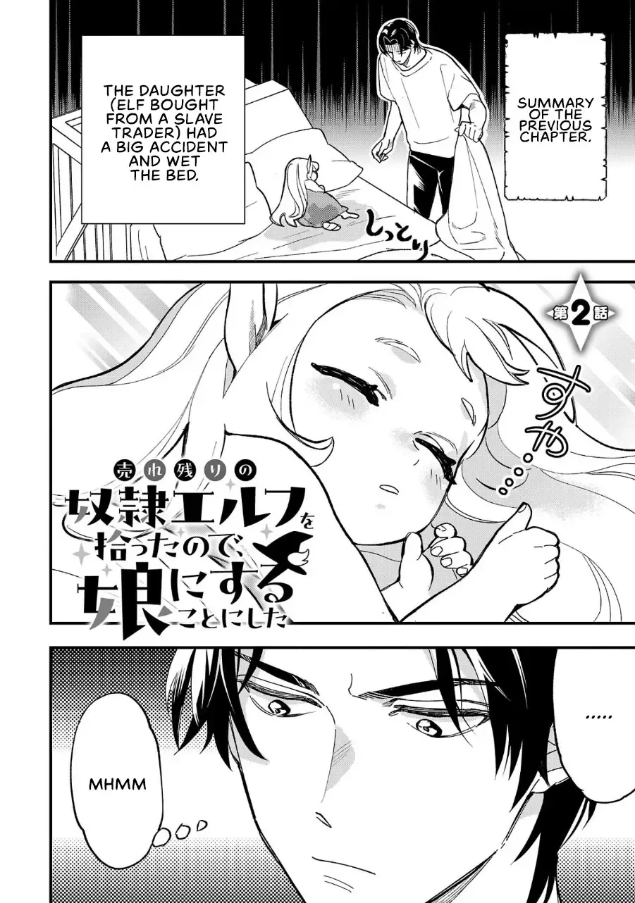Urenokori no Dorei Elf o Hirotta no de, Musume ni Suru Koto ni shita Chapter 2 page 3 - 