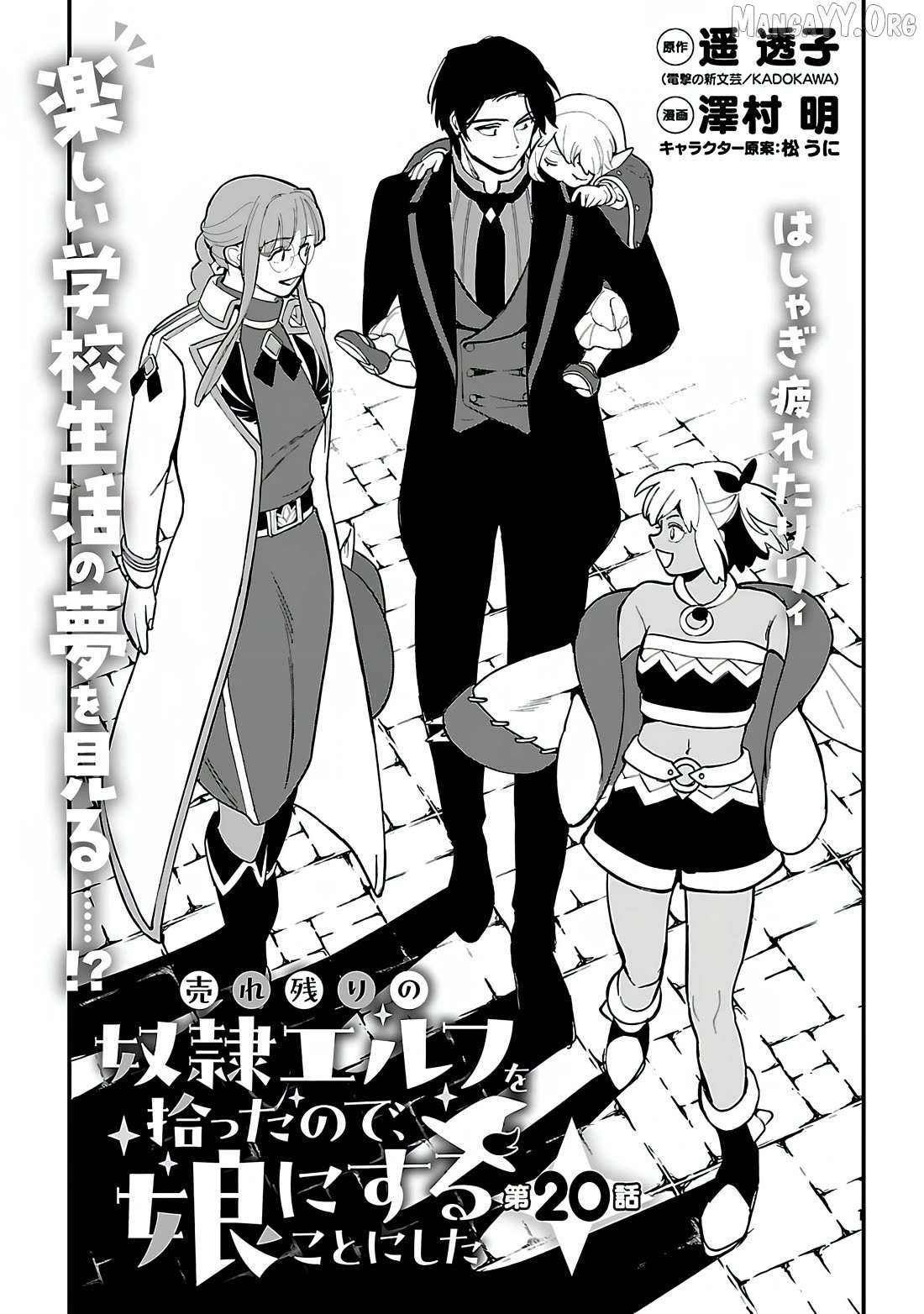 Urenokori no Dorei Elf o Hirotta no de, Musume ni Suru Koto ni shita Chapter 20.1 page 1 - 