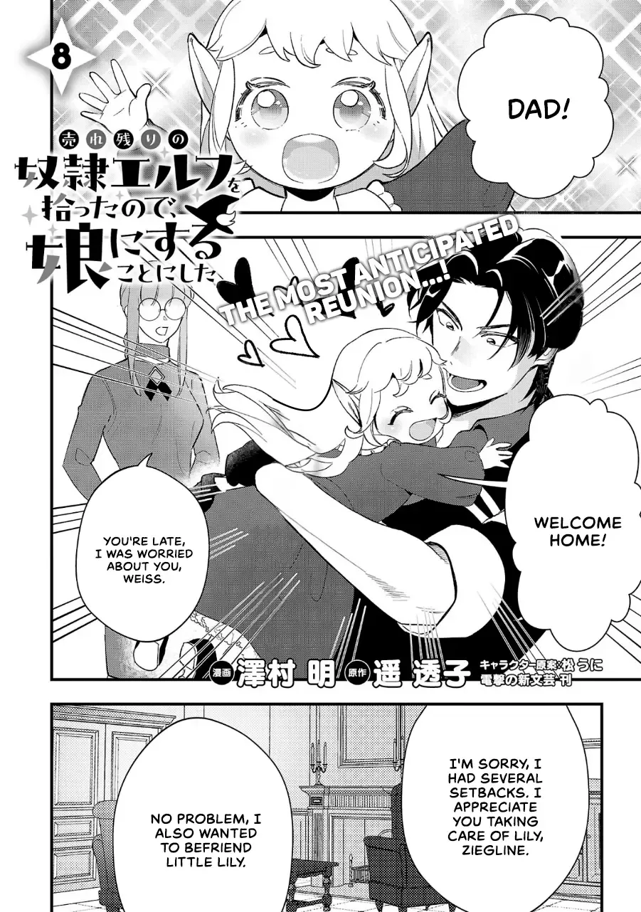 Urenokori no Dorei Elf o Hirotta no de, Musume ni Suru Koto ni shita Chapter 8 page 2 - 