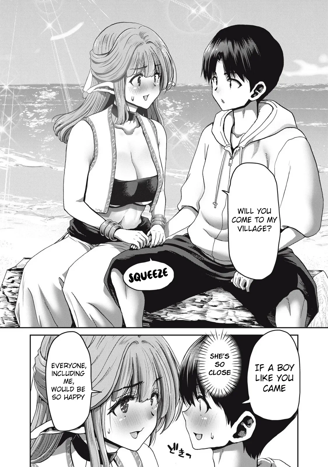 Using crafting skills to completely transform a deserted island in another world! ...Or so I thought, but there are native inhabitants who seem to be after my seed. Chapter 1 page 44 - 