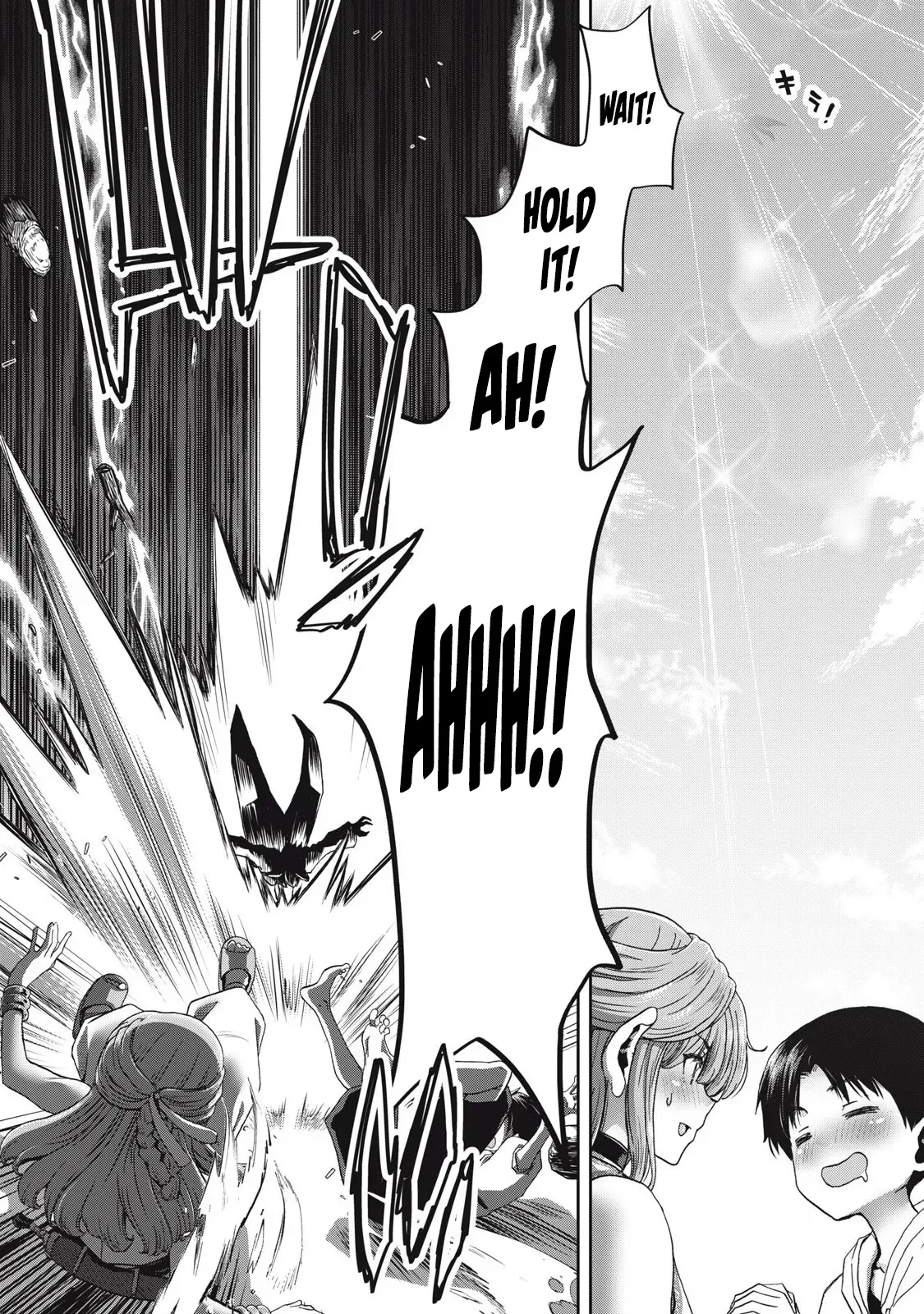Using crafting skills to completely transform a deserted island in another world! ...Or so I thought, but there are native inhabitants who seem to be after my seed. Chapter 1 page 46 - 
