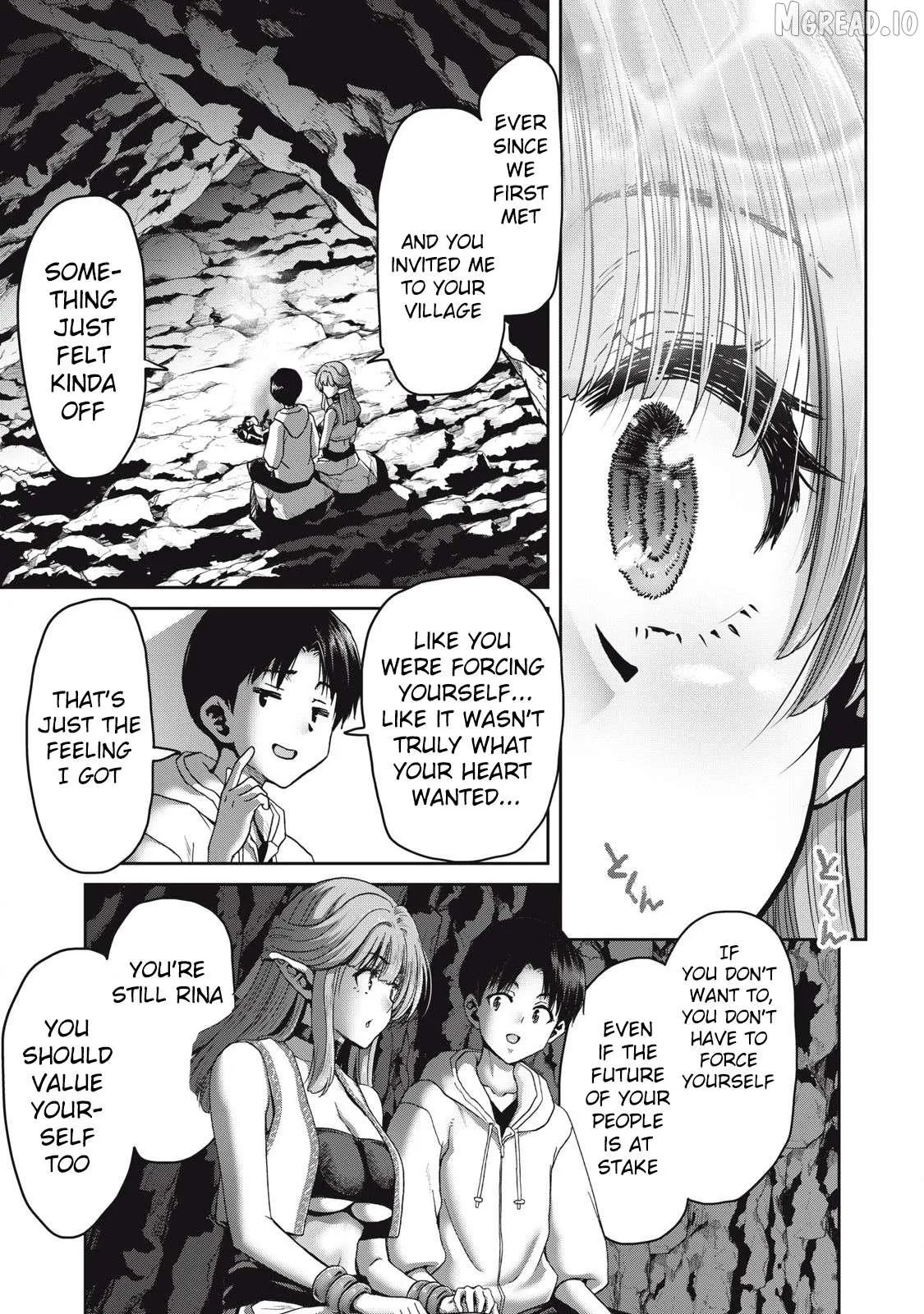 Using crafting skills to completely transform a deserted island in another world! ...Or so I thought, but there are native inhabitants who seem to be after my seed. Chapter 2 page 22 - 