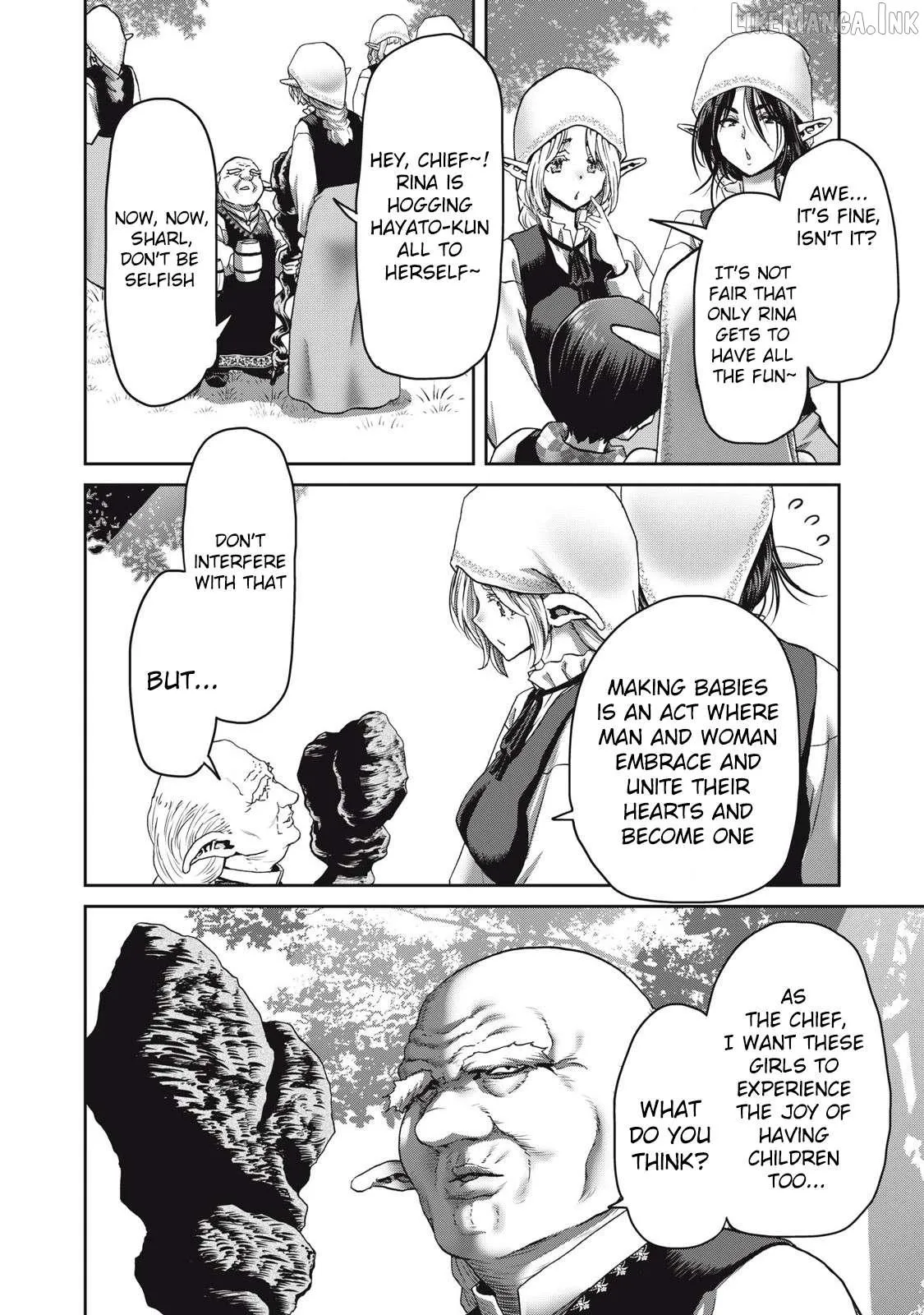Using crafting skills to completely transform a deserted island in another world! ...Or so I thought, but there are native inhabitants who seem to be after my seed. Chapter 3 page 27 - 