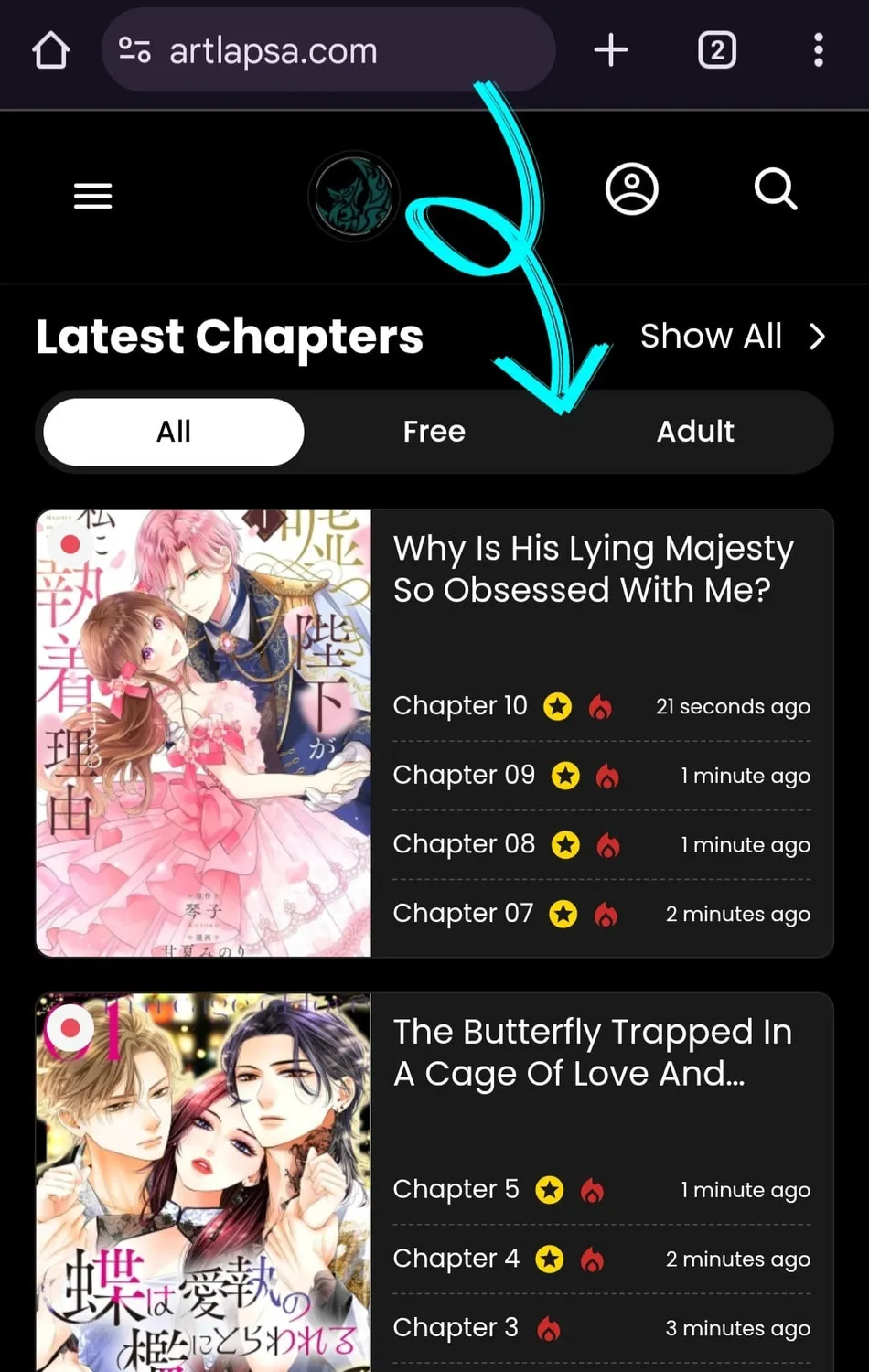 Usotsuki Heika ga Watashi ni Shuuchaku Suru Riyuu Chapter 2 page 1 - 