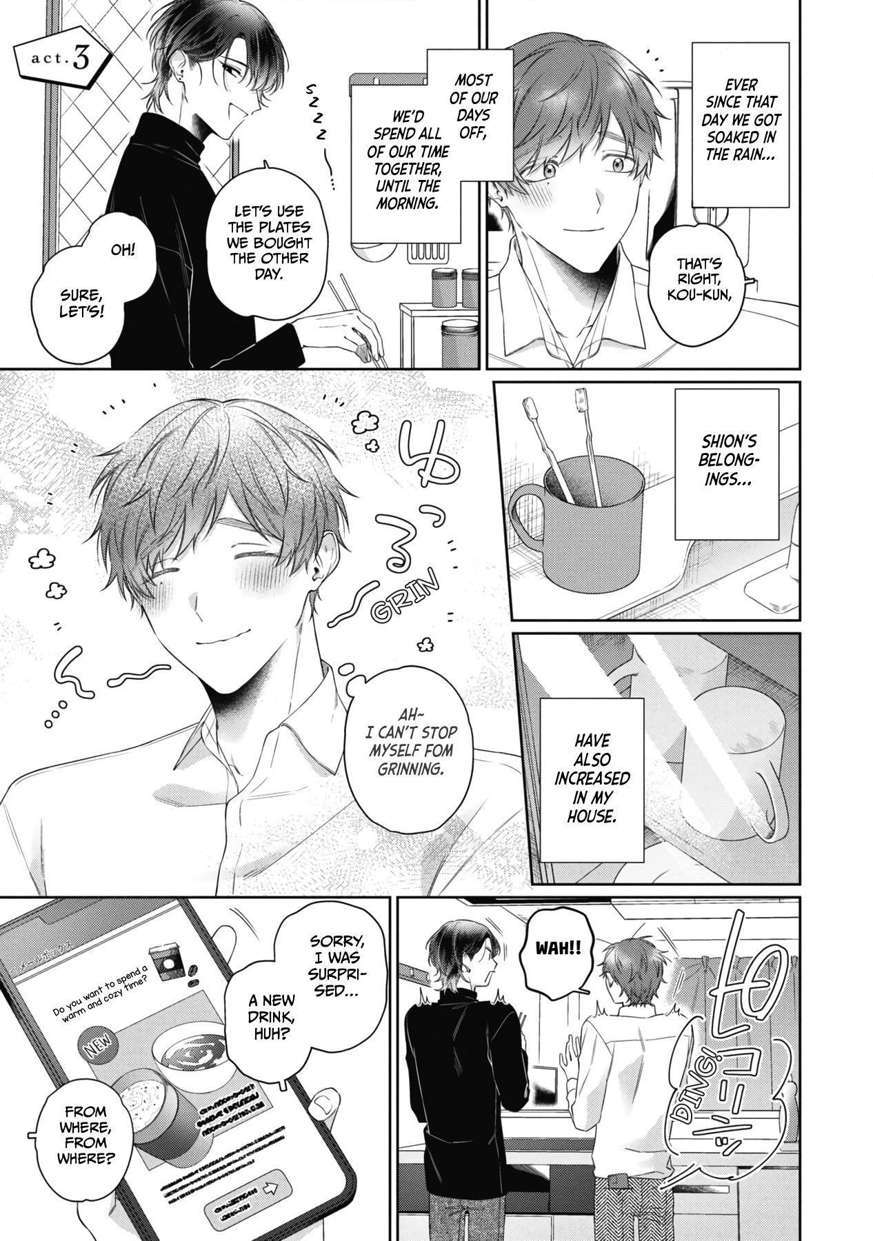 Usotsuki to Hatsukoi Chapter 3 page 2 - 