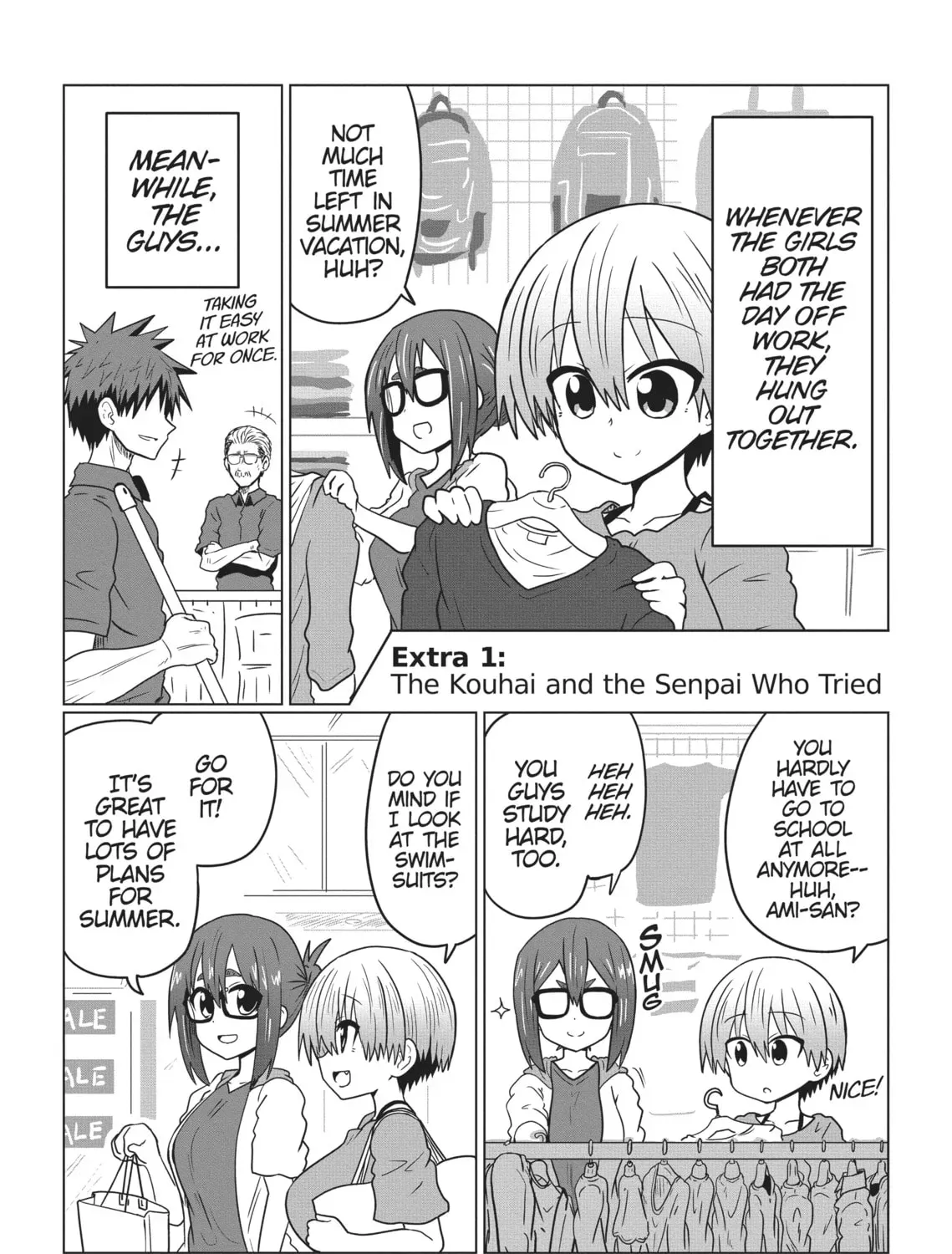 Uzaki-chan Wants to Hang Out! Chapter 0.3 page 1 - 