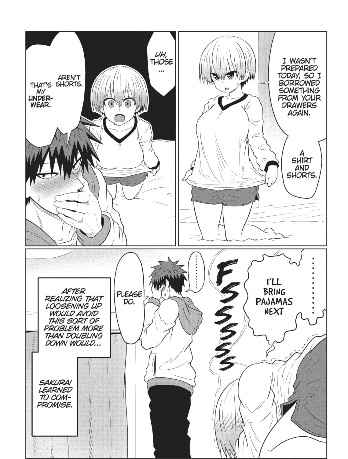 Uzaki-chan Wants to Hang Out! Chapter 0.6 page 7 - 