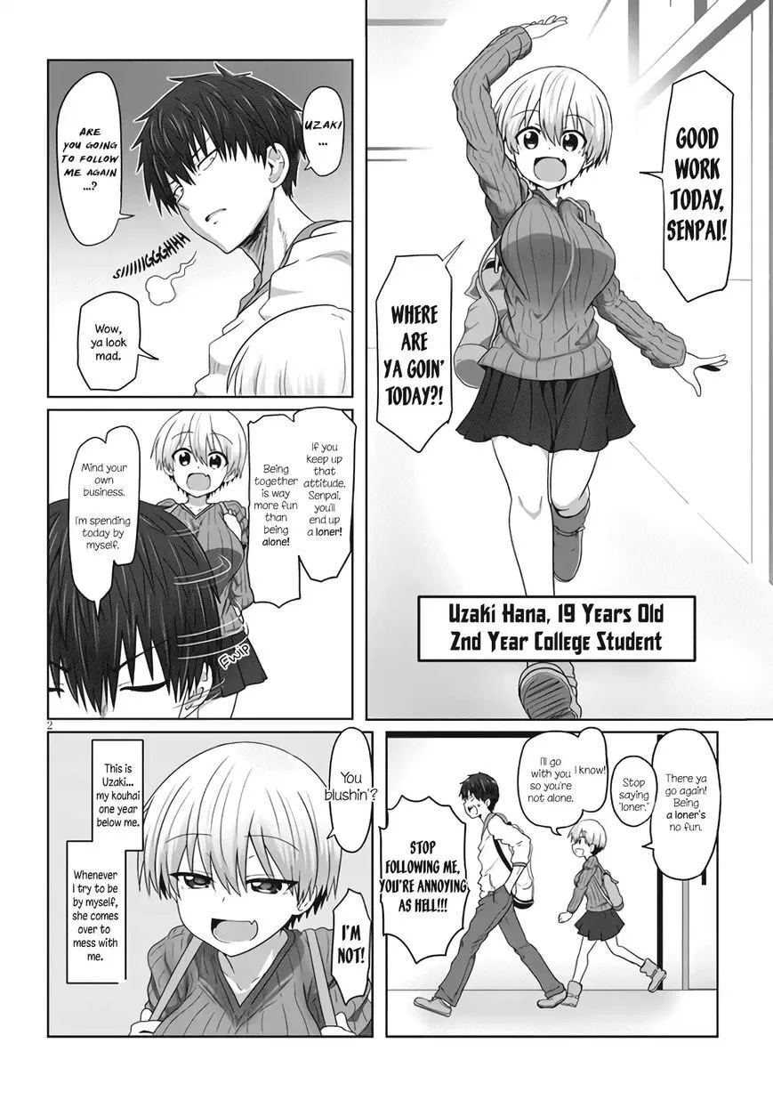 Uzaki-chan Wants to Hang Out! Chapter 1.1 page 3 - 