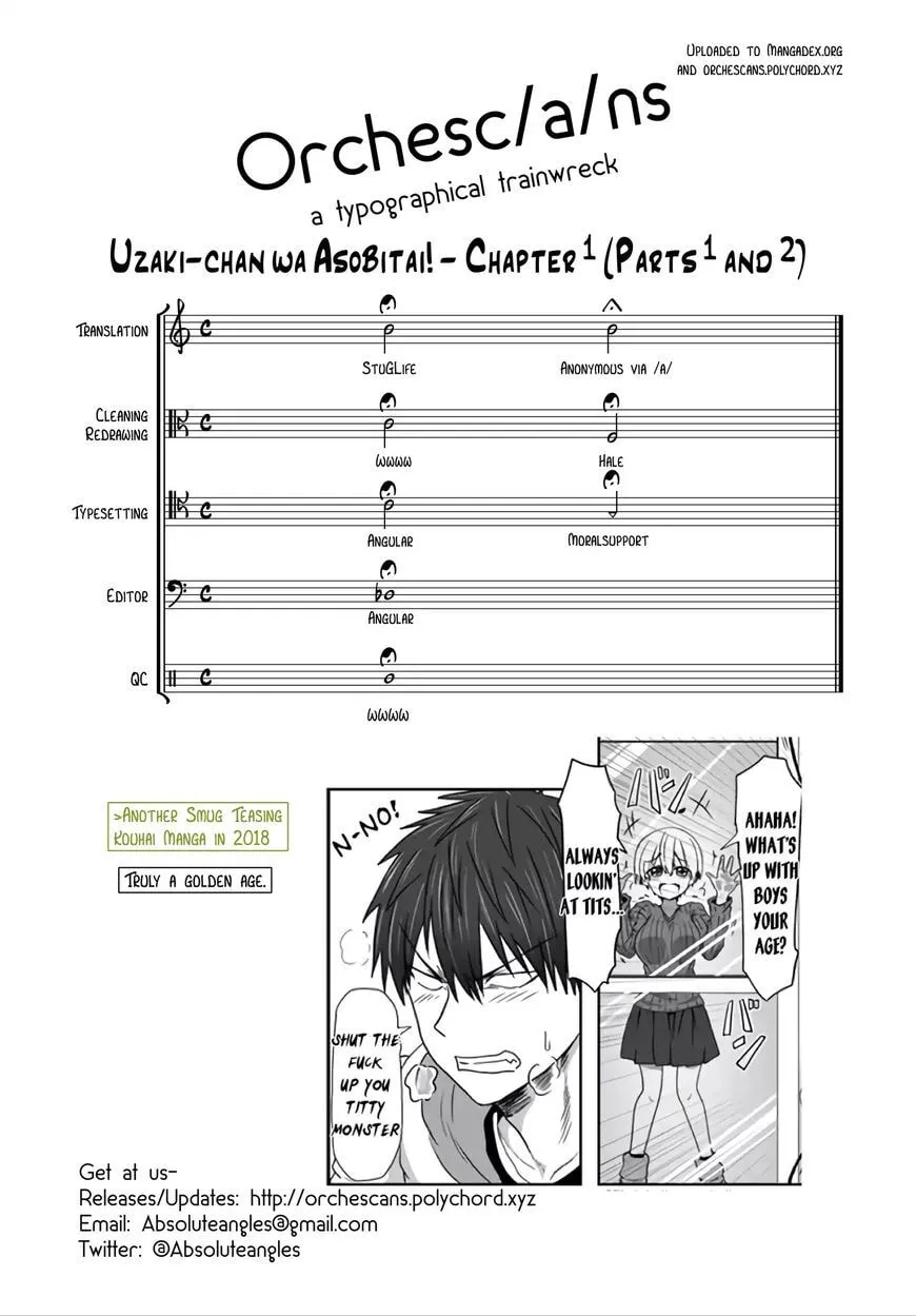Uzaki-chan Wants to Hang Out! Chapter 1.2 page 5 - 