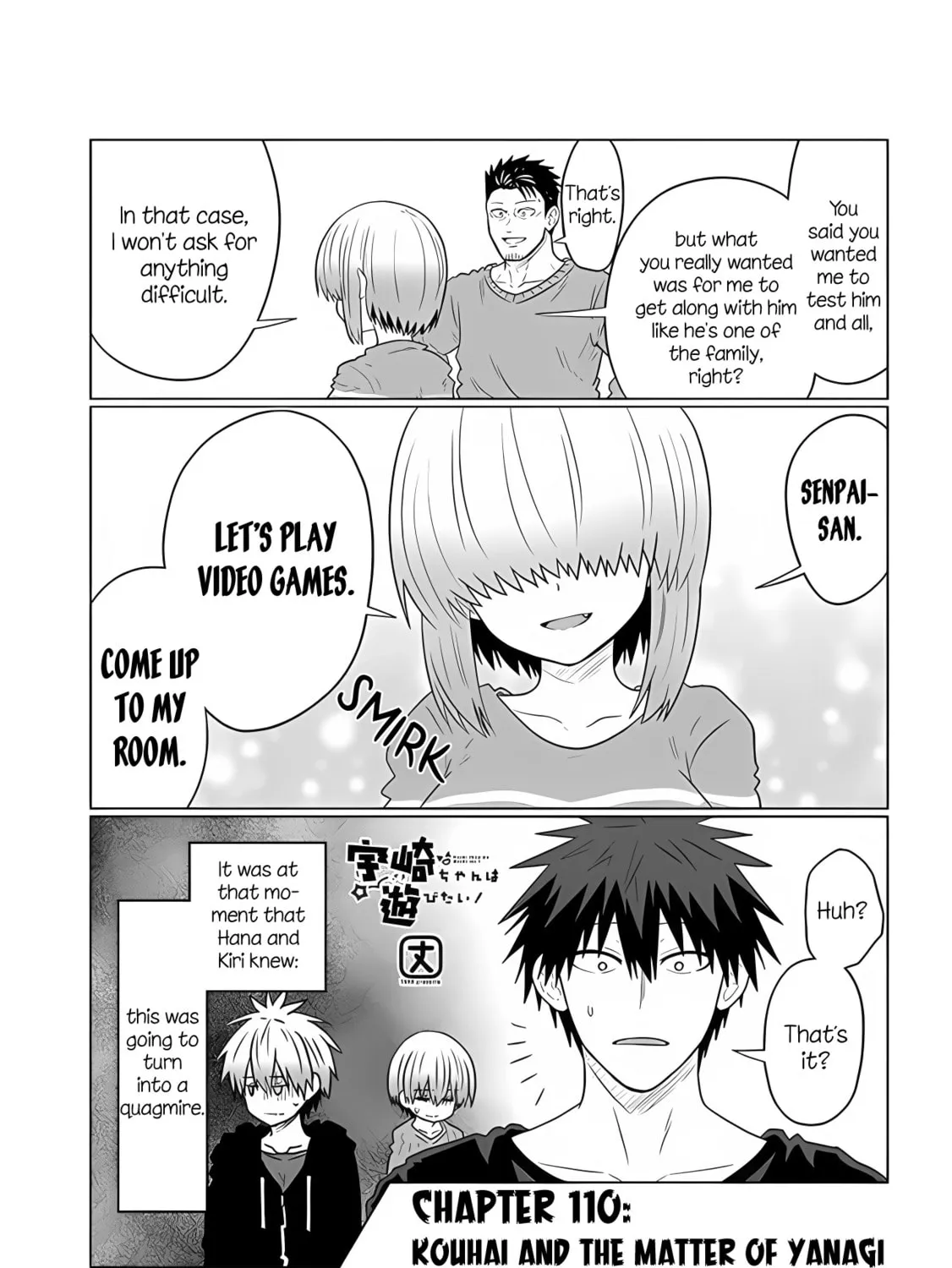 Uzaki-chan Wants to Hang Out! Chapter 110 page 1 - 