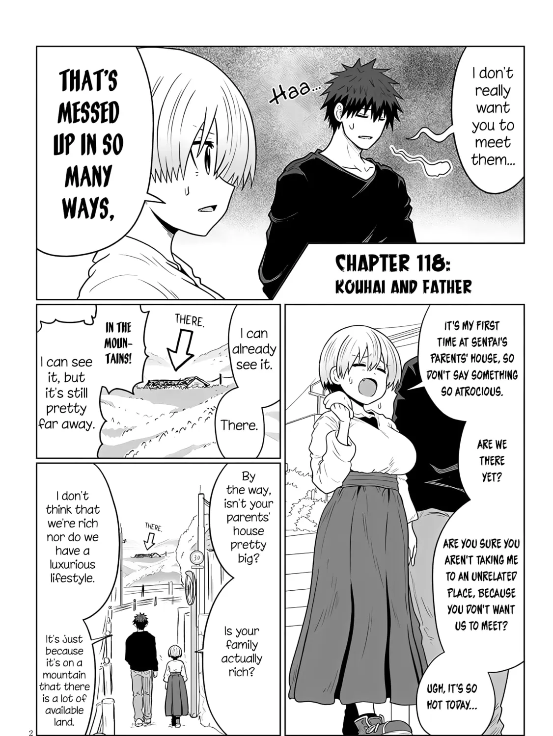 Uzaki-chan Wants to Hang Out! Chapter 118 page 3 - 