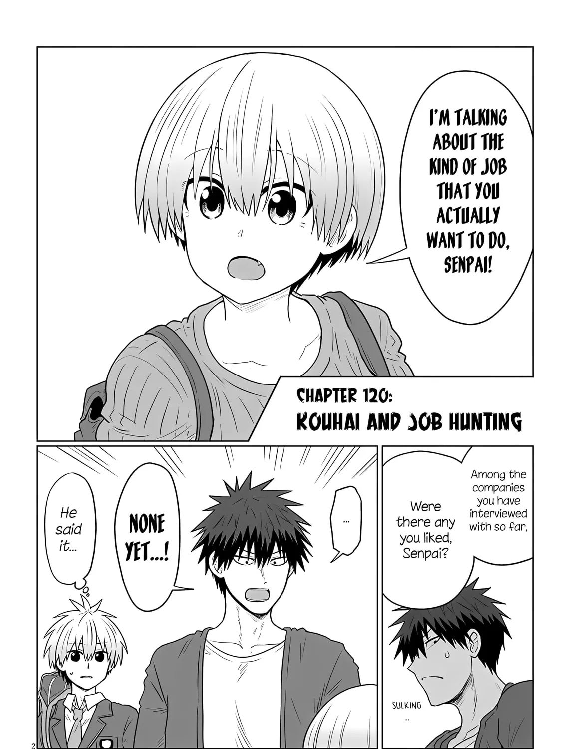 Uzaki-chan Wants to Hang Out! Chapter 120 page 3 - 