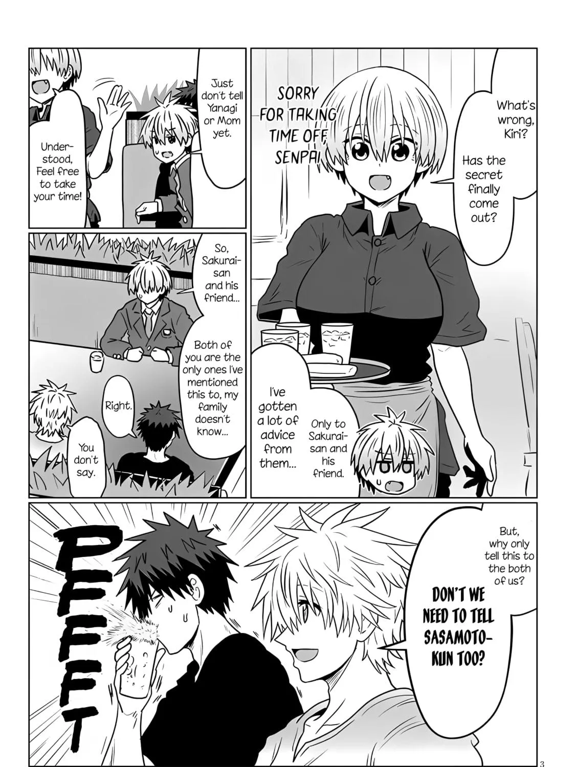 Uzaki-chan Wants to Hang Out! Chapter 124 page 5 - 