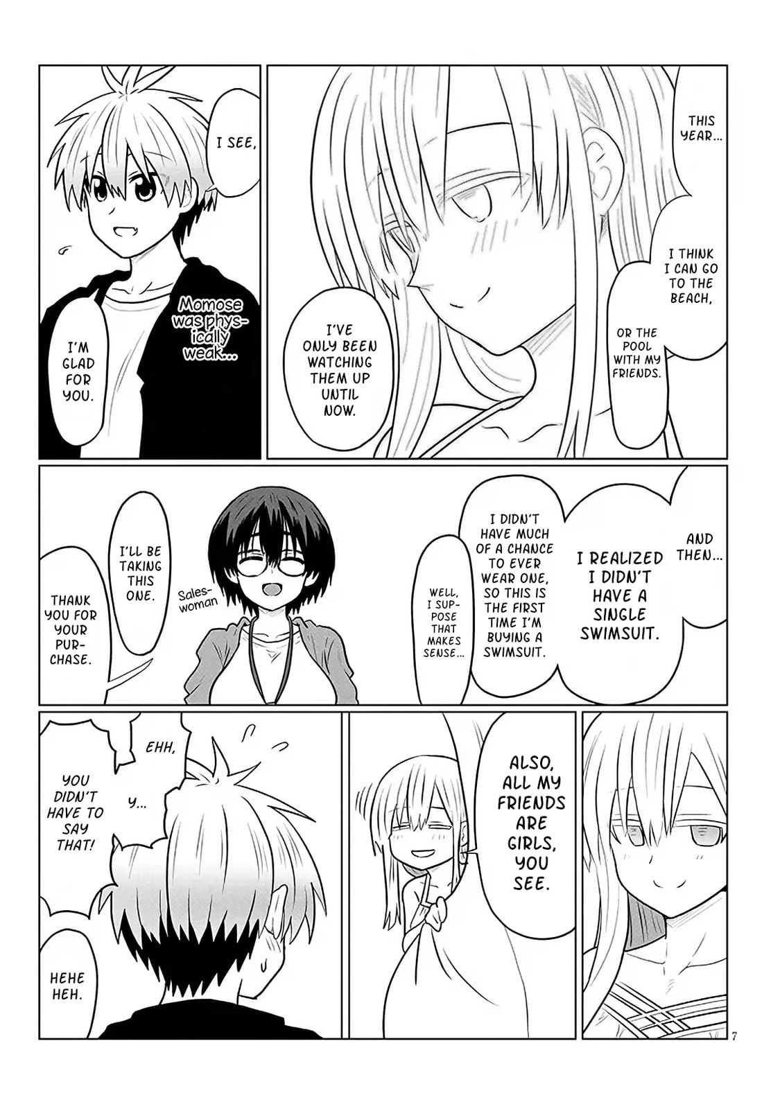 Uzaki-chan Wants to Hang Out! Chapter 131 page 7 - 
