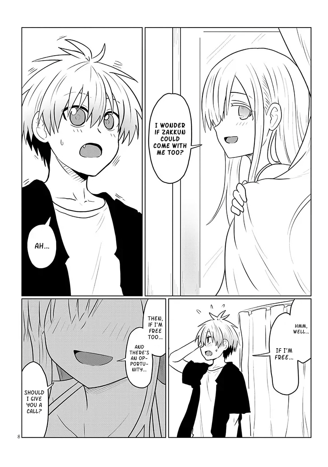 Uzaki-chan Wants to Hang Out! Chapter 131 page 8 - 