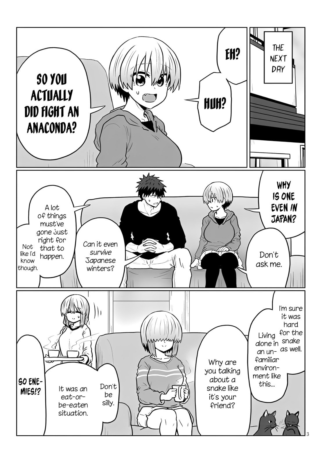 Uzaki-chan Wants to Hang Out! Chapter 133 page 3 - 
