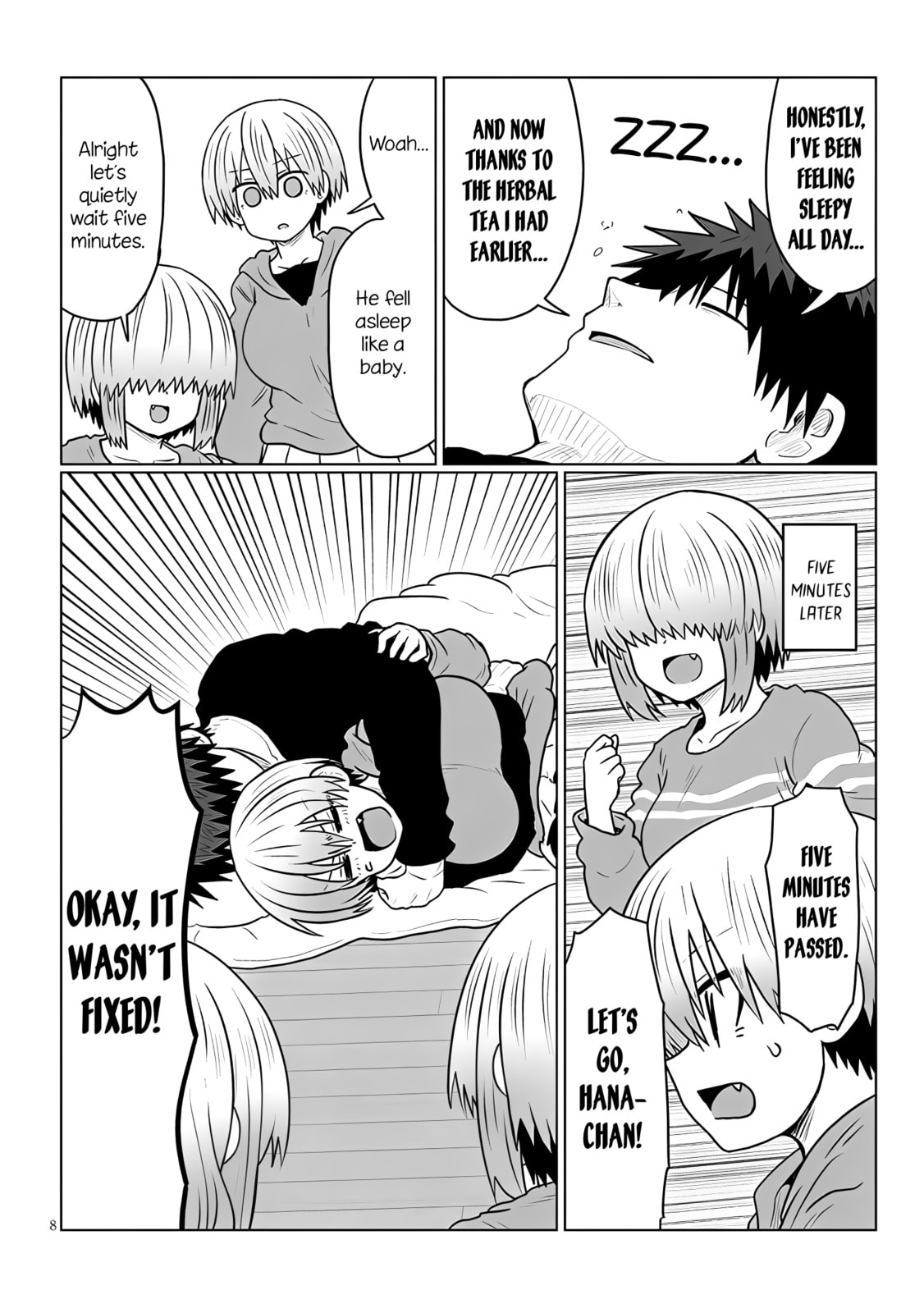 Uzaki-chan Wants to Hang Out! Chapter 133 page 8 - 