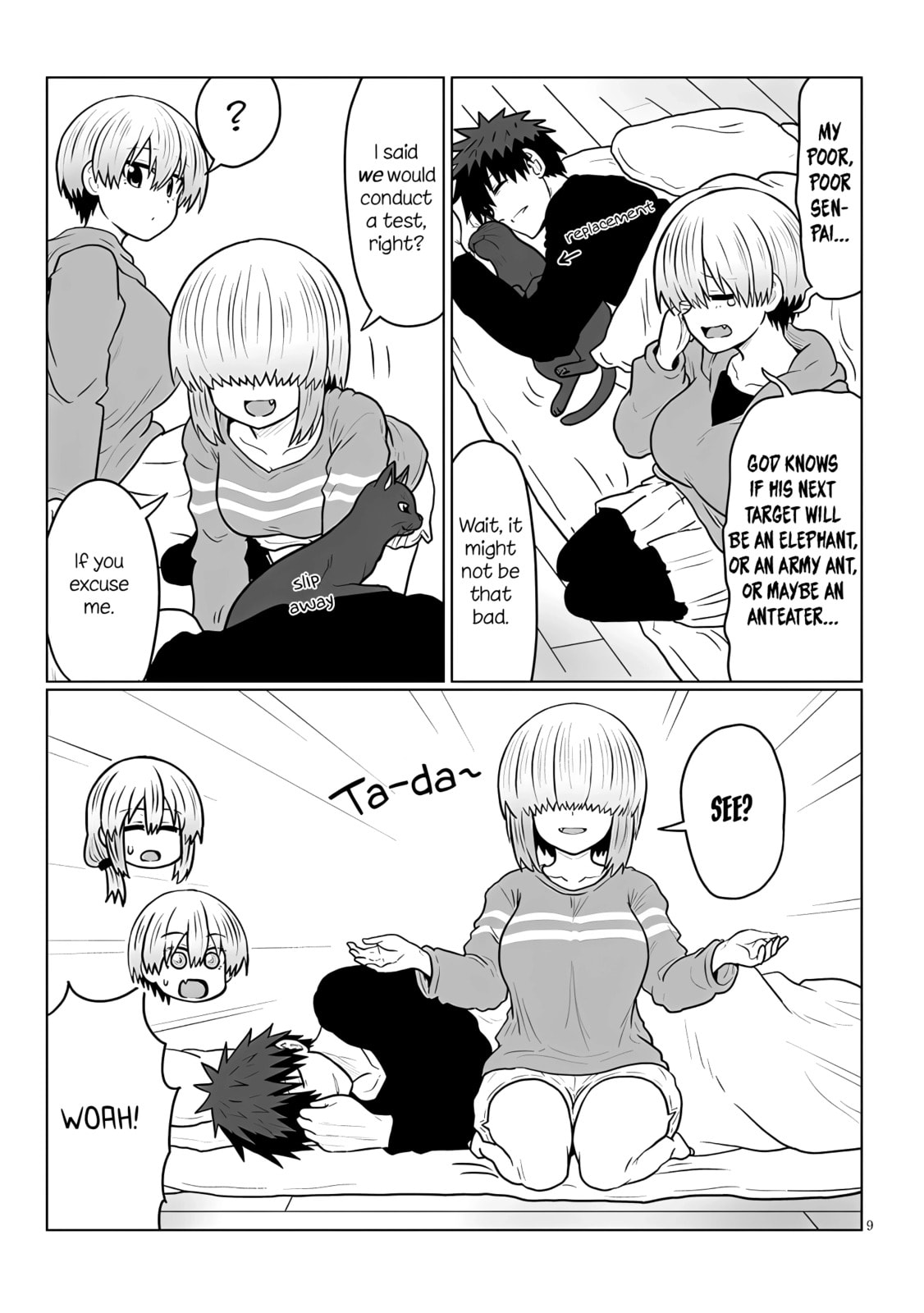 Uzaki-chan Wants to Hang Out! Chapter 133 page 9 - 